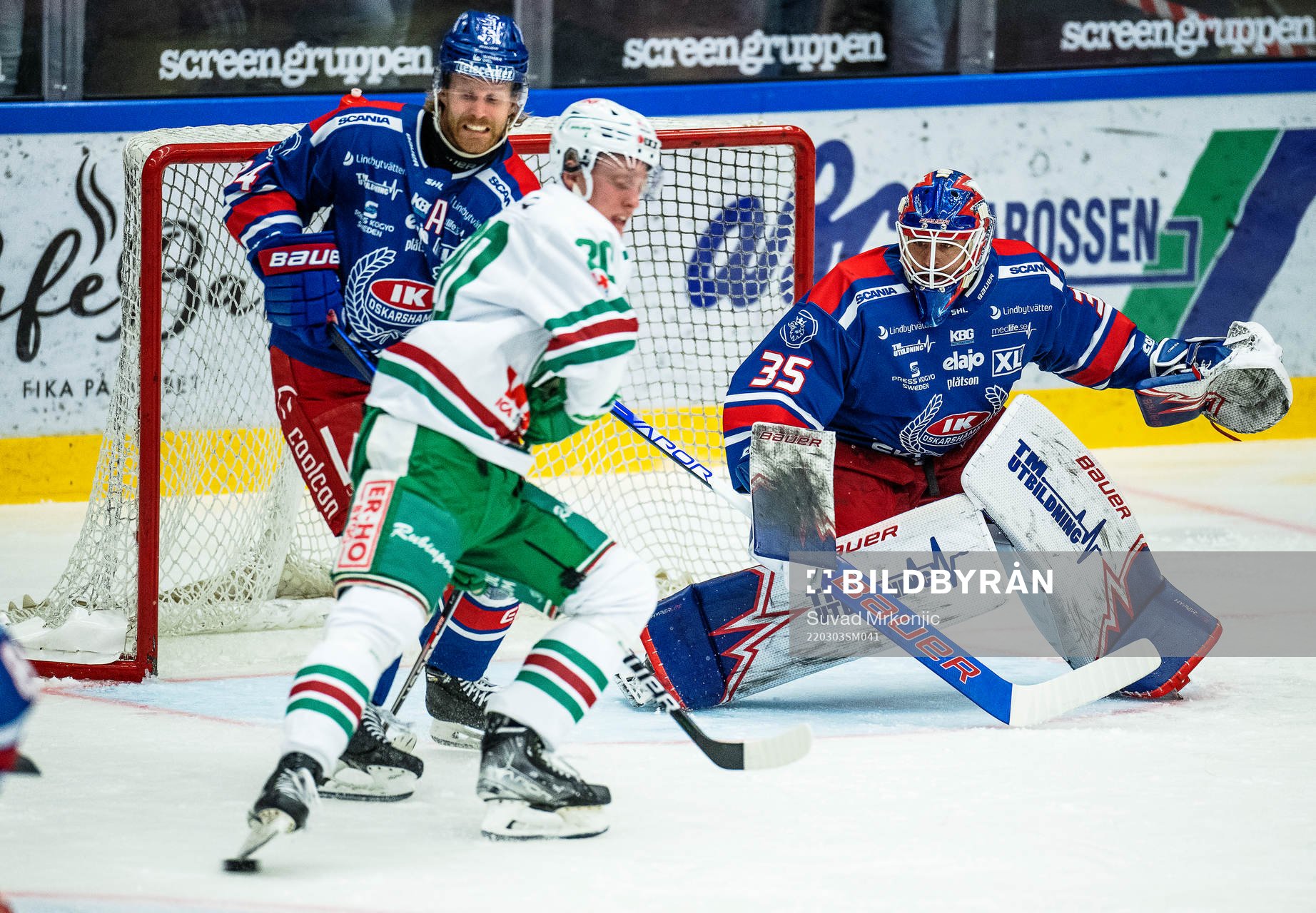 Oskarshamns målvakt Joe Cannata