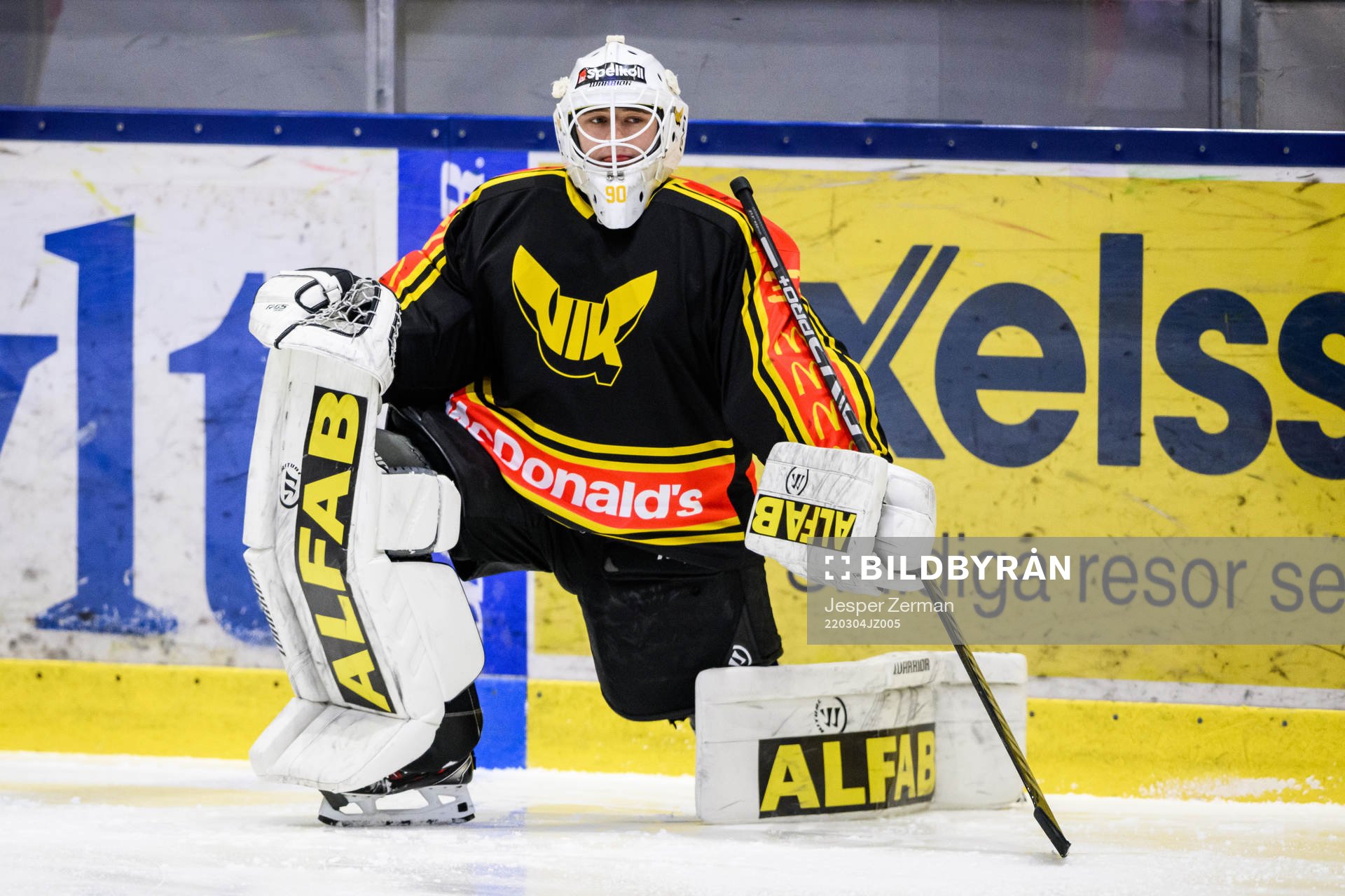 Västerås målvakt Johan Ström