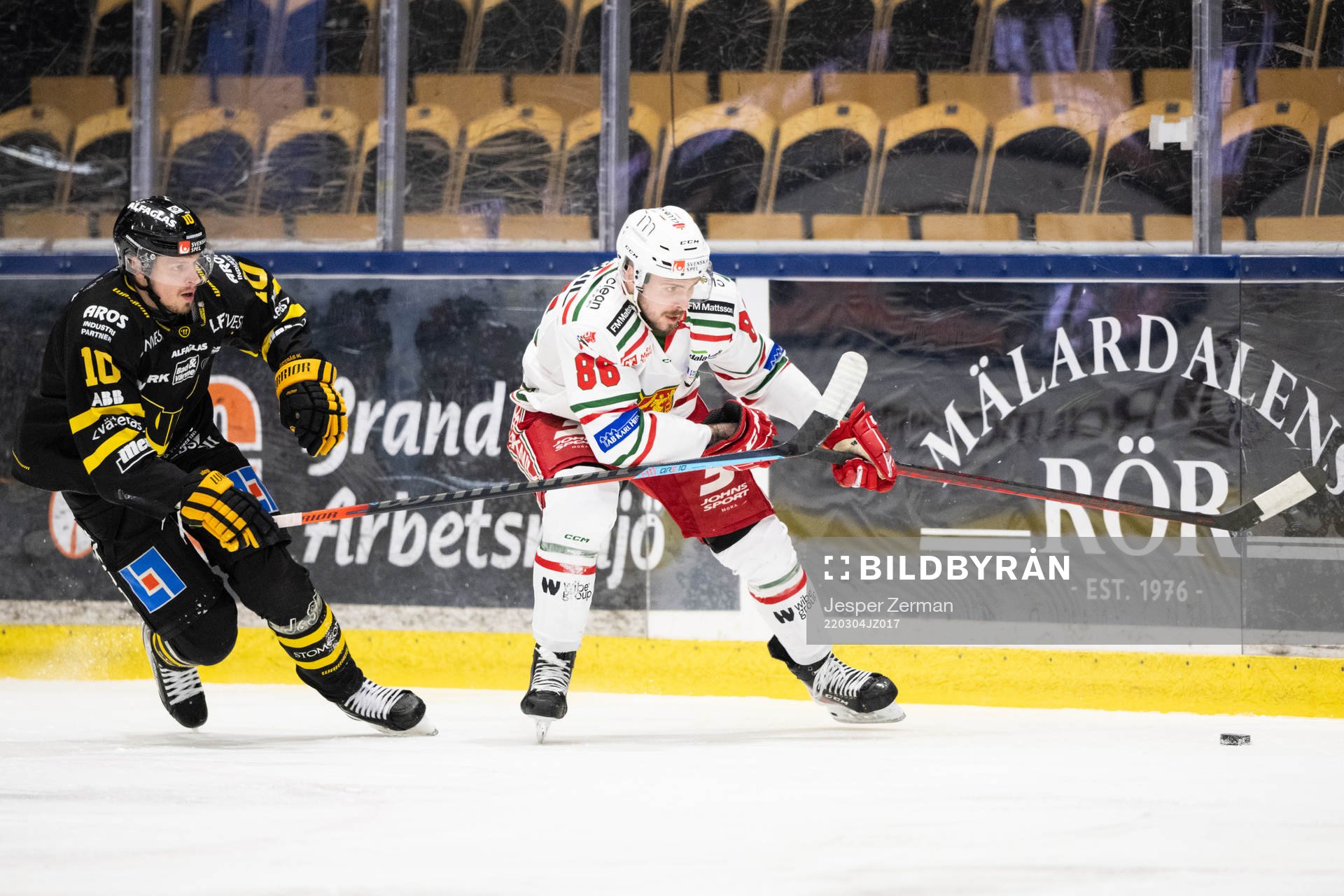 Västerås Jimmie Jansson och Moras Albin Grewe