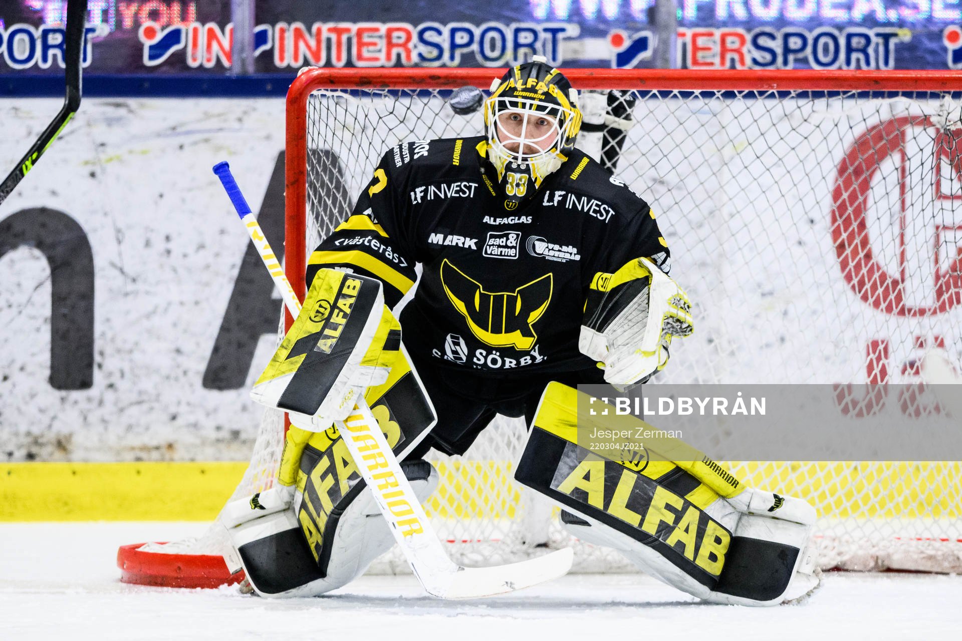 Västerås målvakt Linus Ryttar