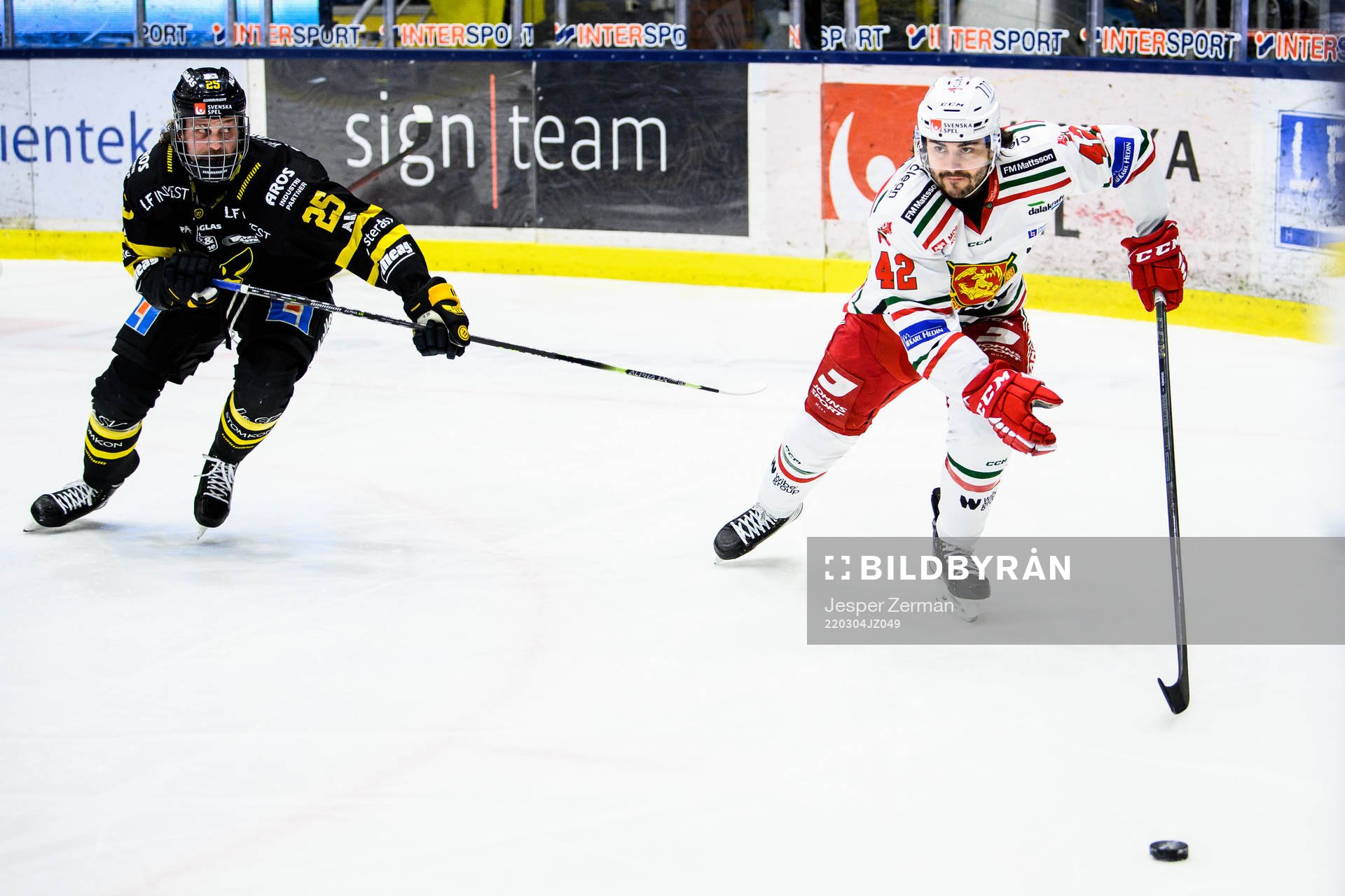 Västerås Marcus Bergman och Moras Alexandre Lavoie
