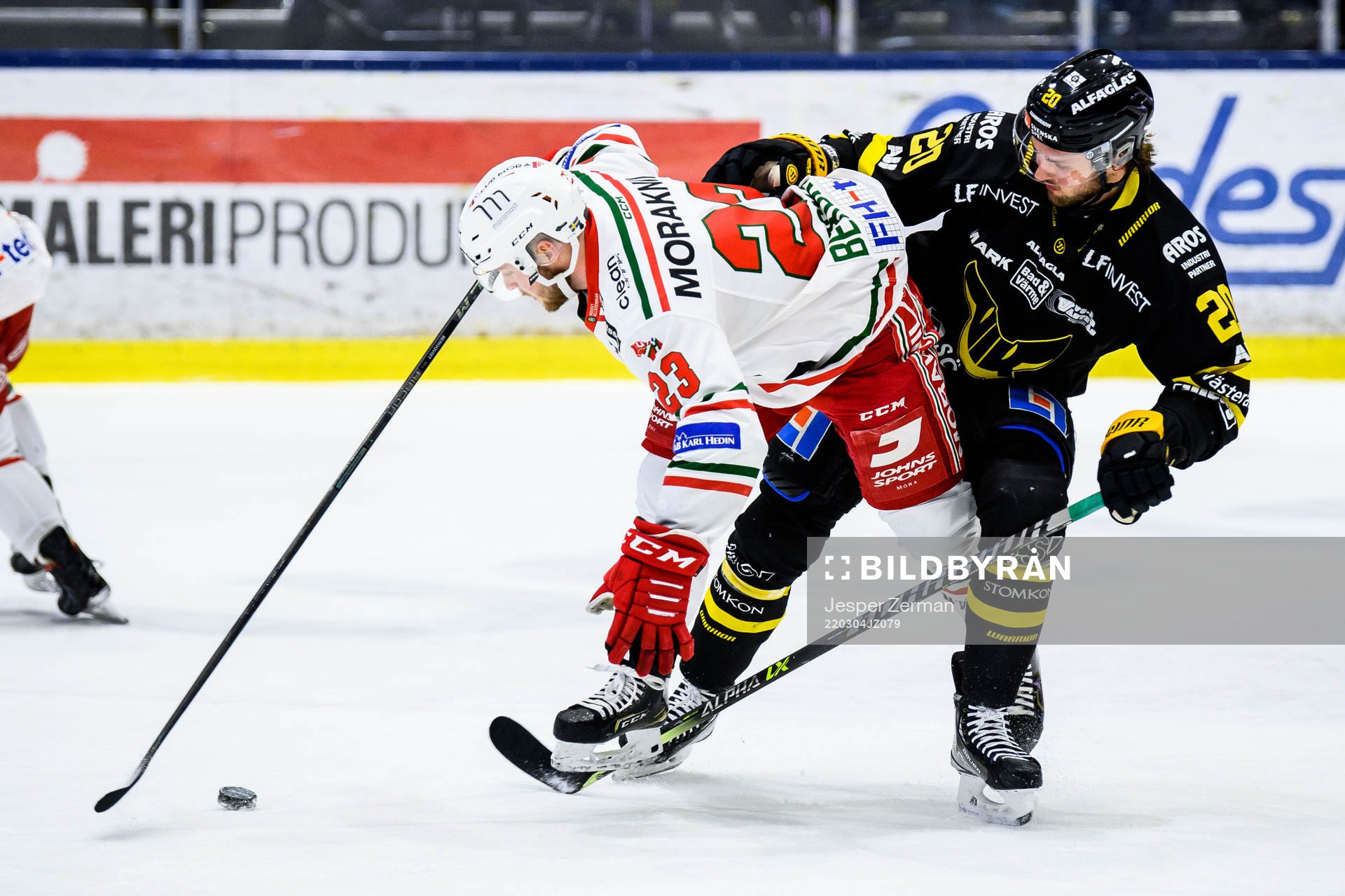 Moras Axel Bergkvist och Västerås Mathias From