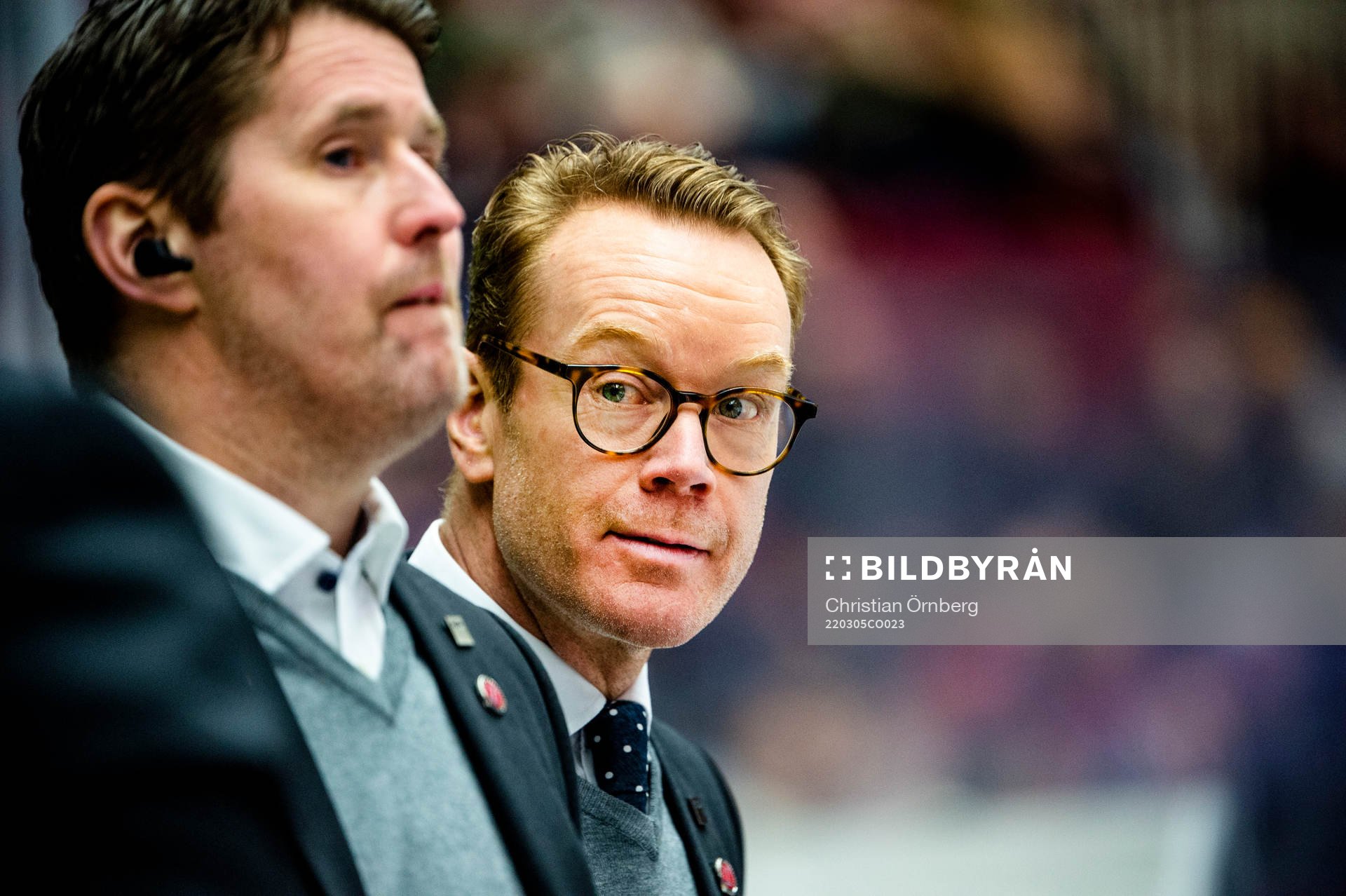 <220305 Örebros assisterande tränare Stefan Klockare och