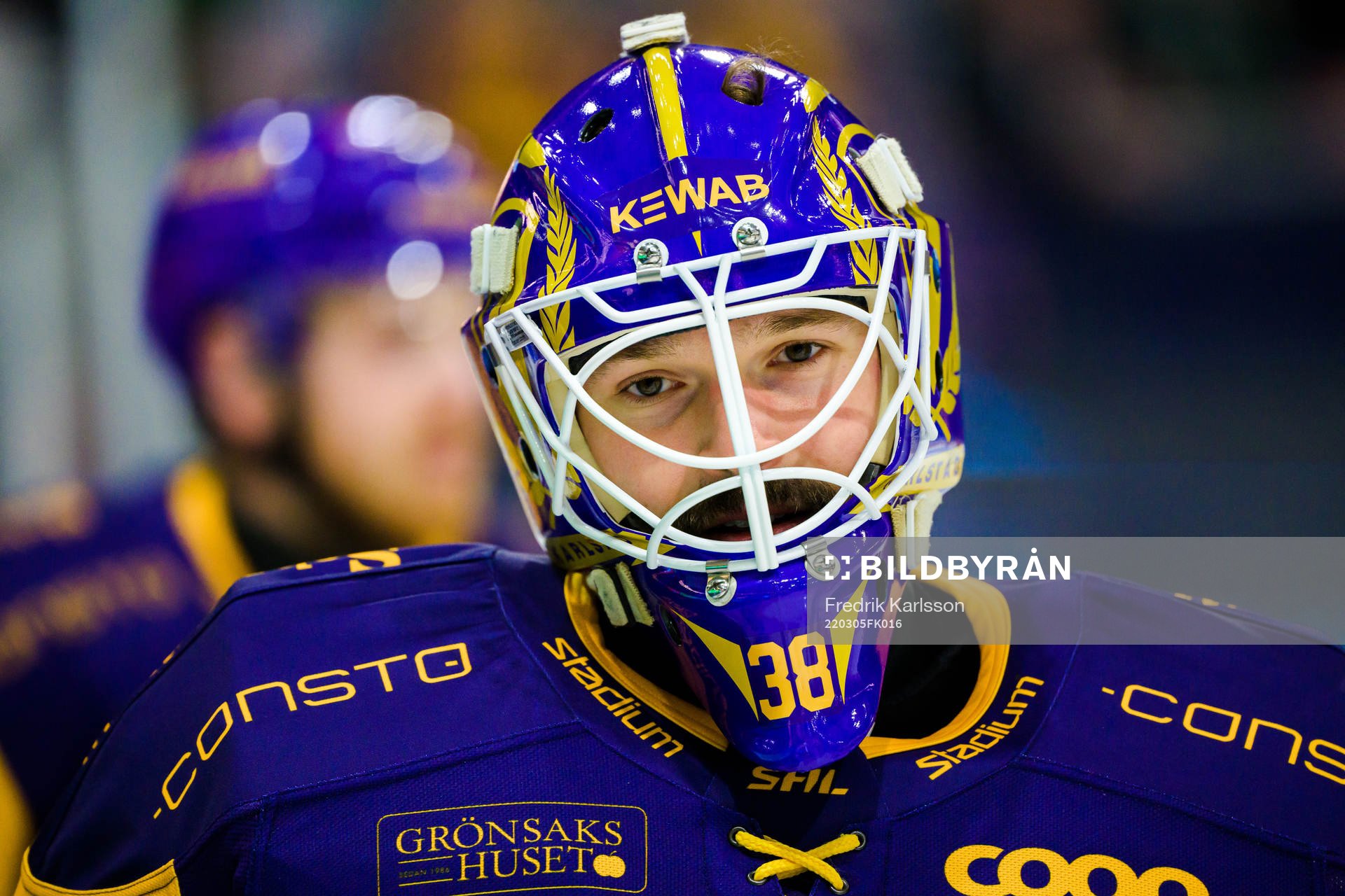Färjestads målvakt Dominik Furch