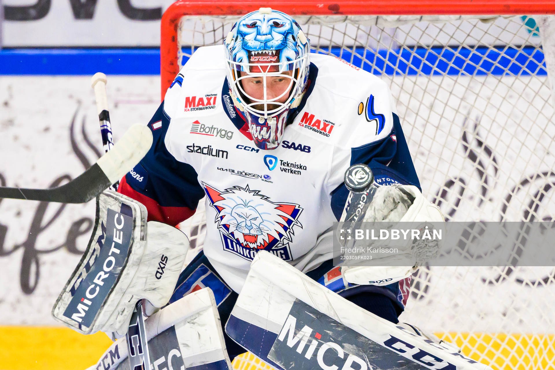 Linköpings målvakt David Rautio