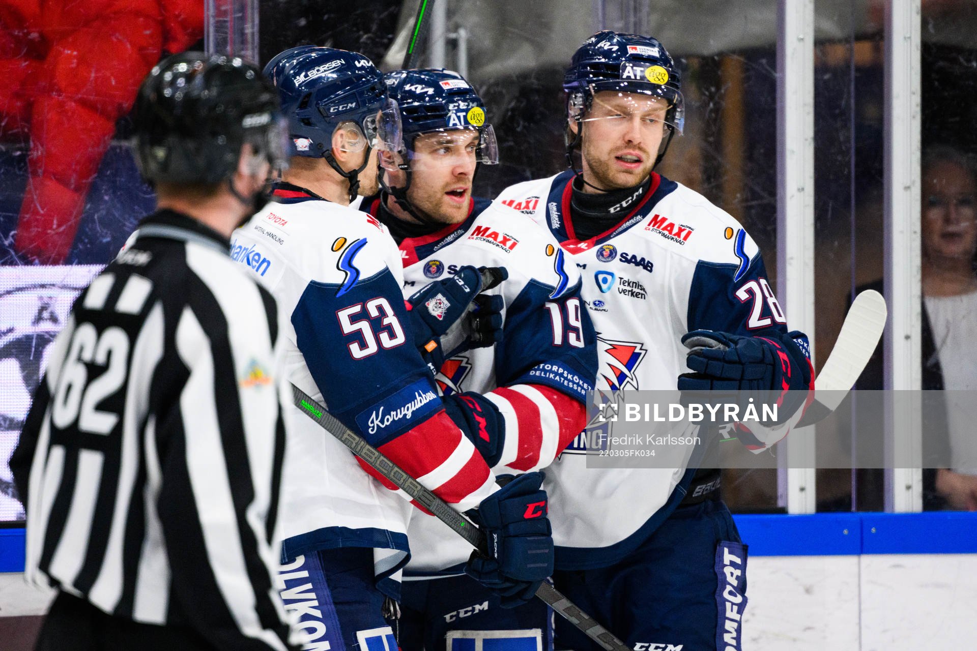 Linköpings Patrick Russell jublar