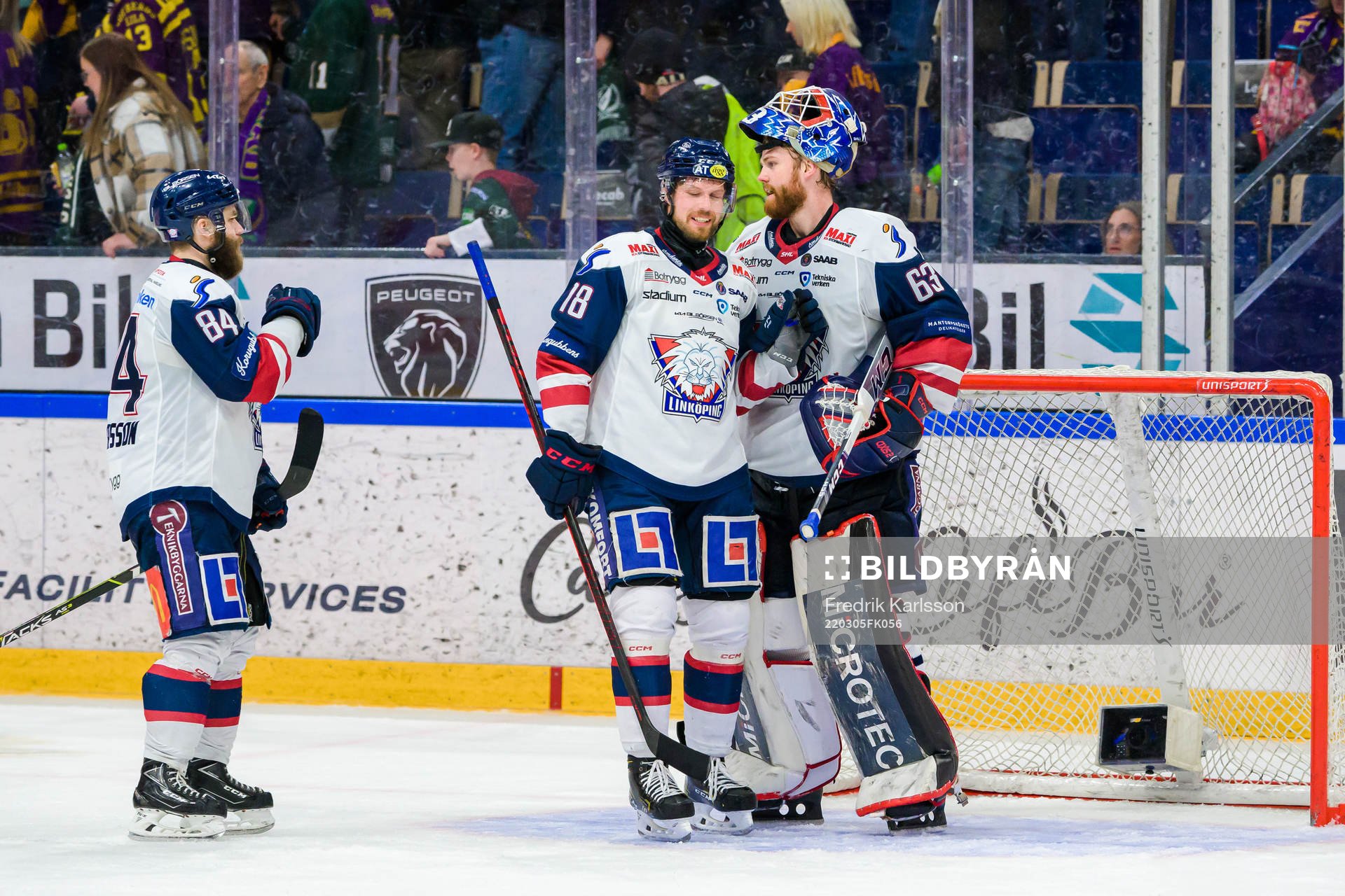 Linköpings Jimmy Andersson, Alexander Johansson och