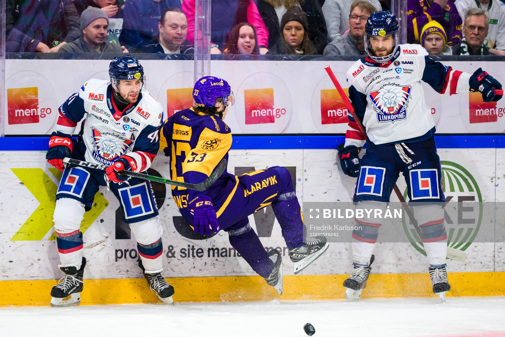 Linköpings Broc Little och Färjestads Albert Johansson