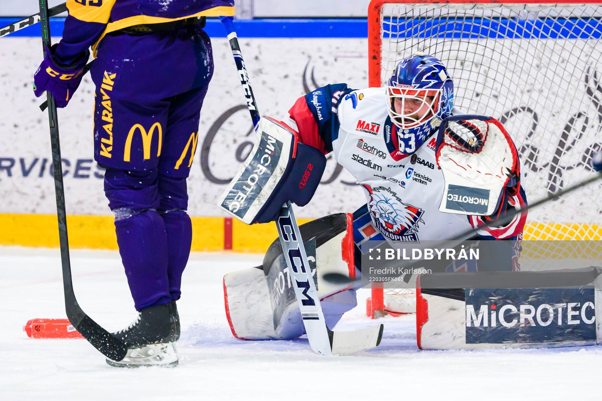 Linköpings målvakt Marcus Högberg