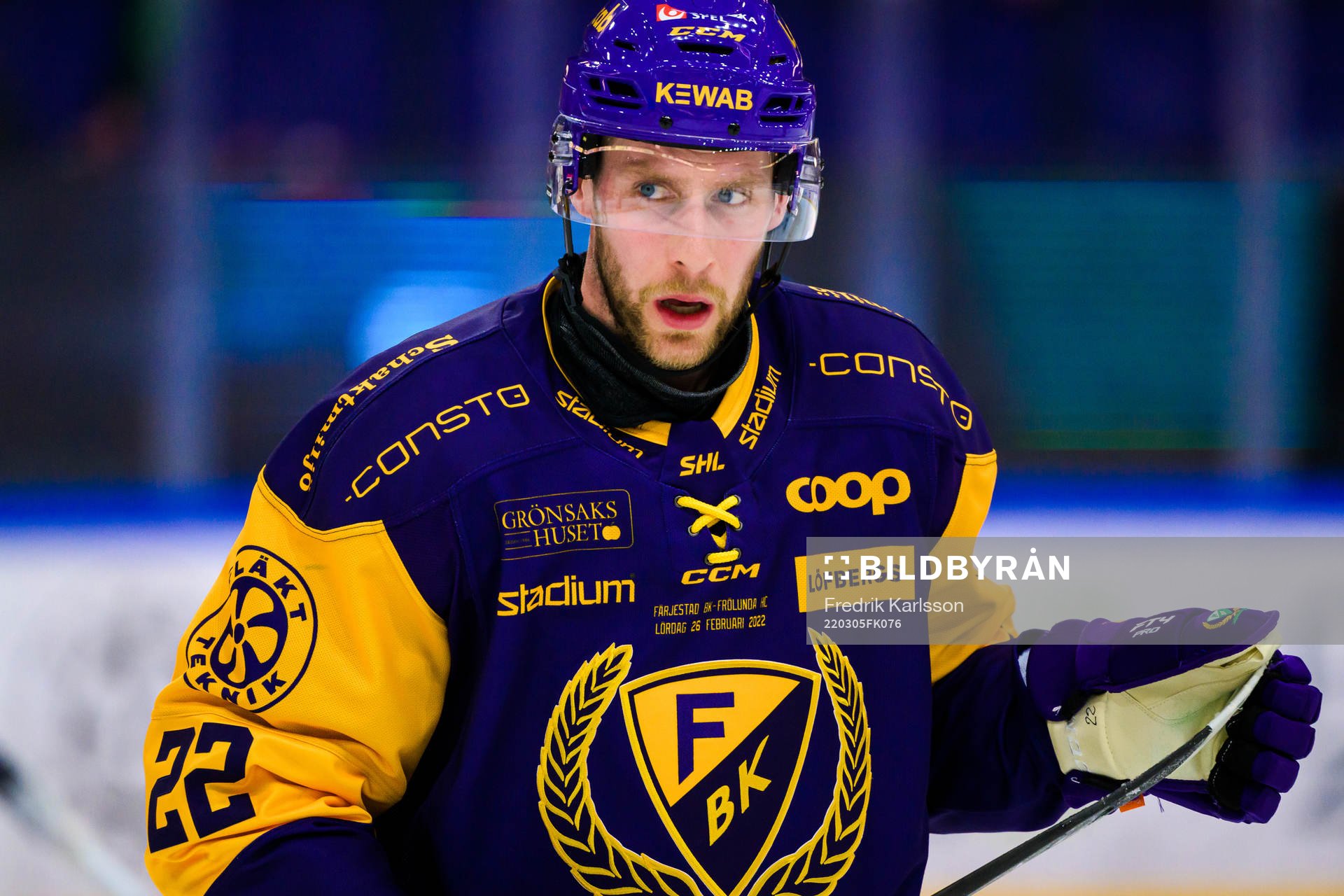 Färjestads Per Åslund deppar