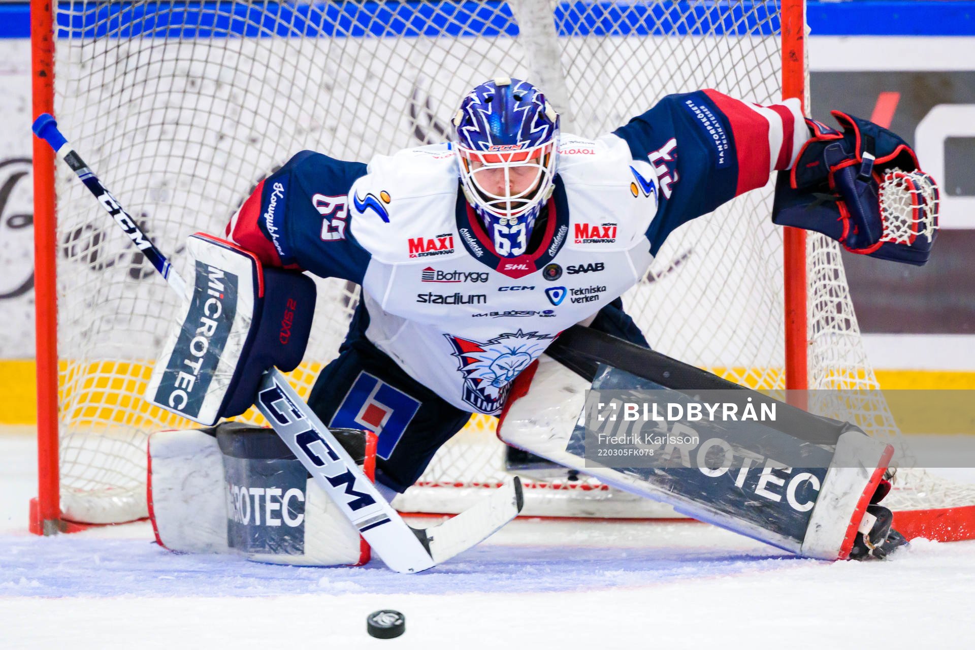 Linköpings målvakt Marcus Högberg