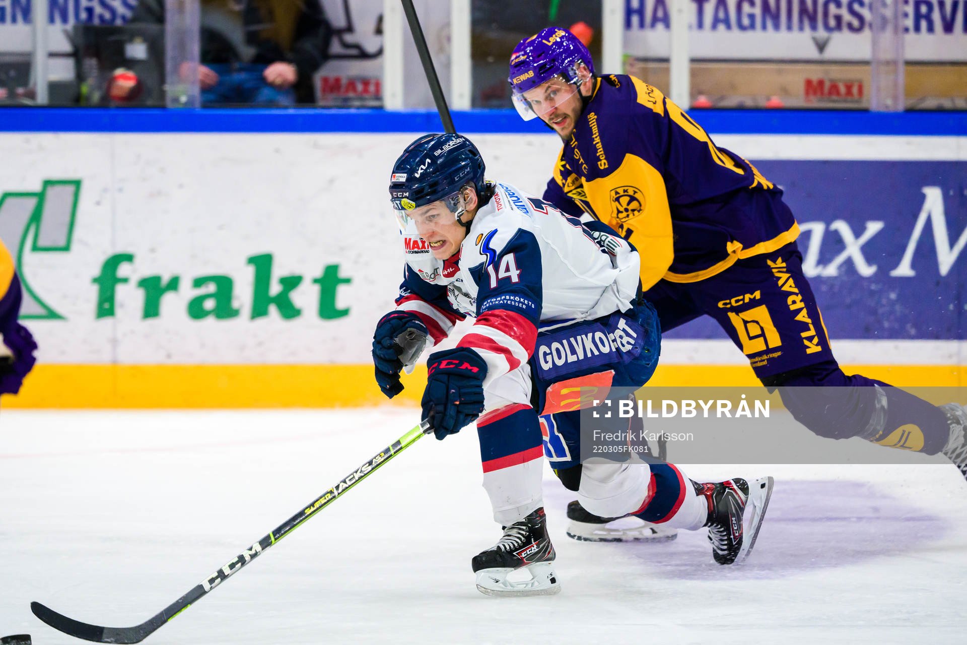 Linköpings Arvid Costmar och Färjestads Theodor Lennström