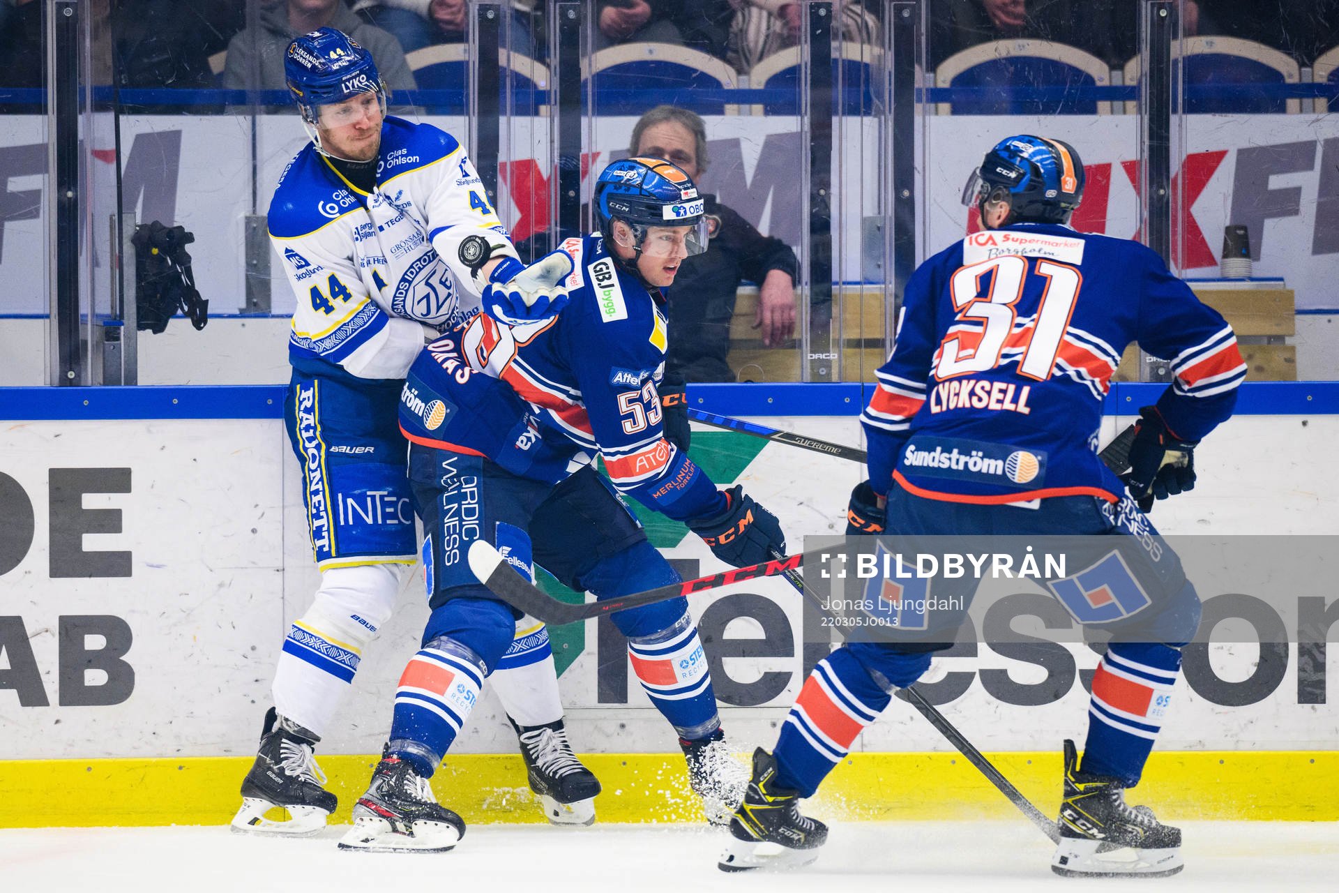 Leksands Carter Ashton och Växjös Ben Thomas