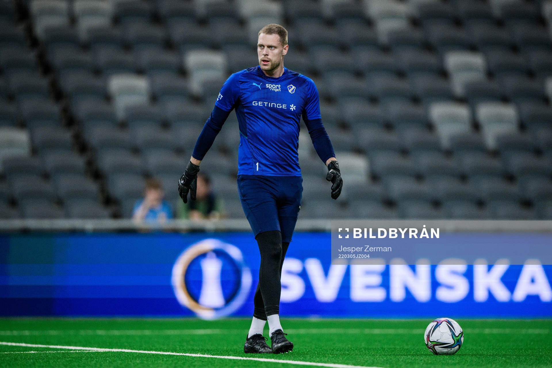 Halmstads målvakt Malkolm Nilsson Säfqvist