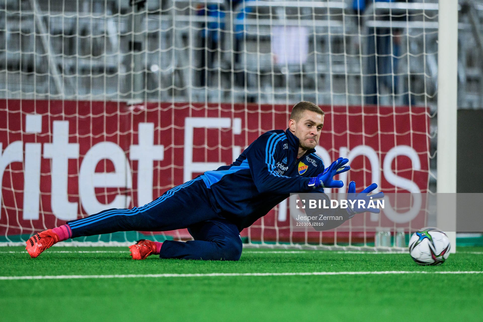 Djurgårdens målvakt Aleksandr Vasyutin