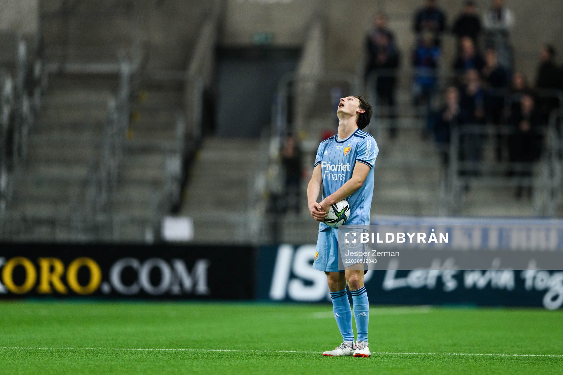 Djurgårdens Hjalmar Ekdal deppar