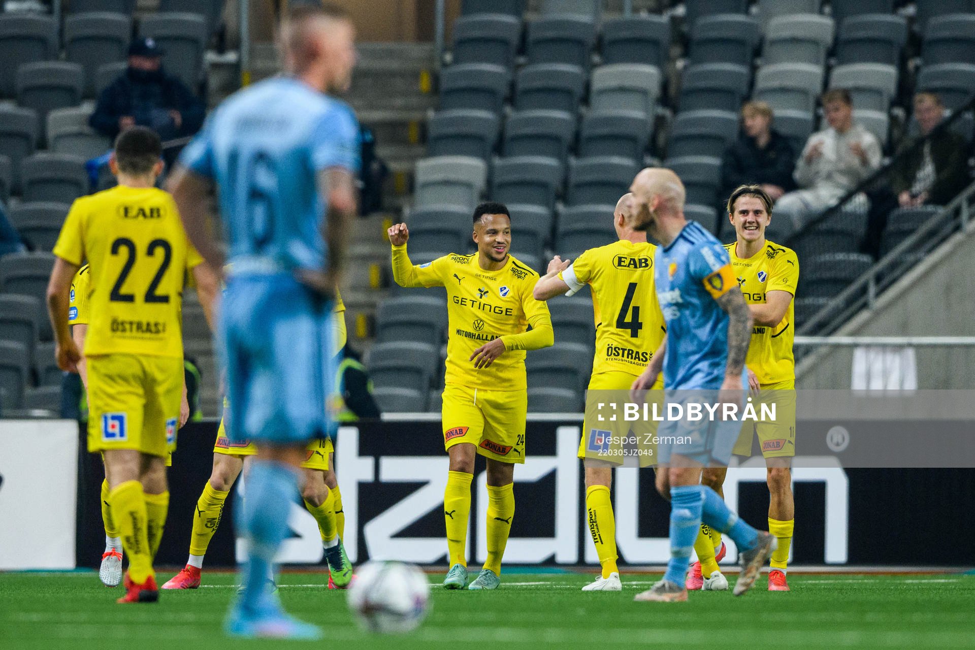 Halmstads Marcus Olsson jublar