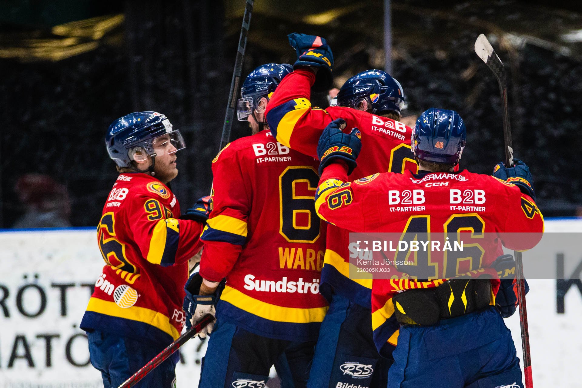 Djurgårdens Rhett Rakhshani jublar