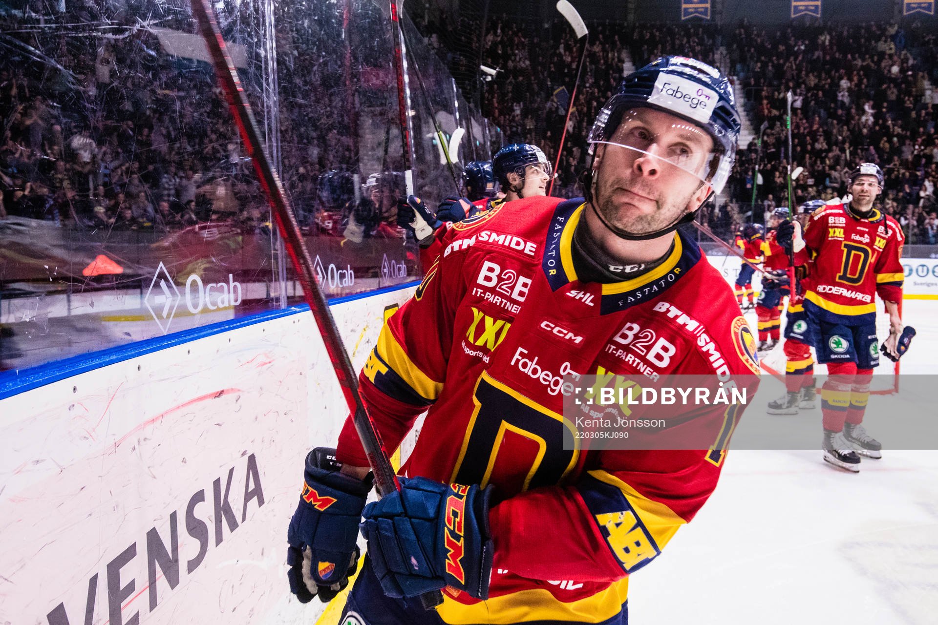 Djurgårdens Niclas Bergfors jublar