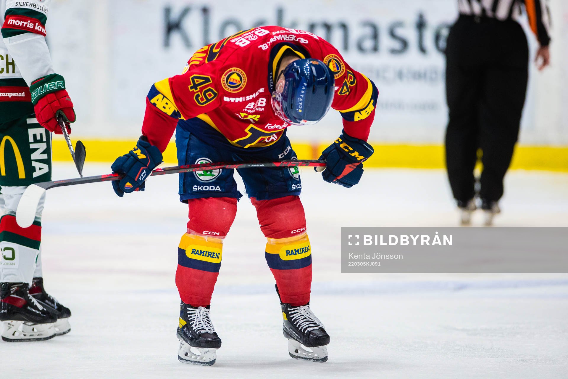 Djurgårdens Rhett Rakhshani har ont