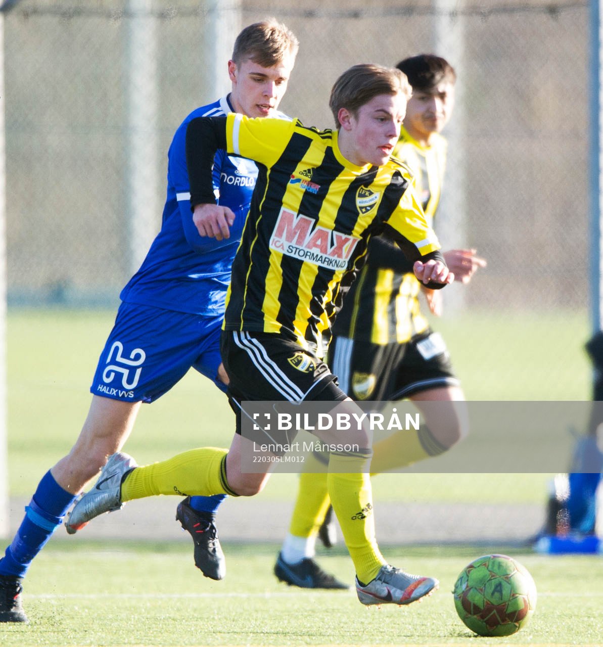 i träningsmatchen mellan IFK Hässleholm och Asarum i