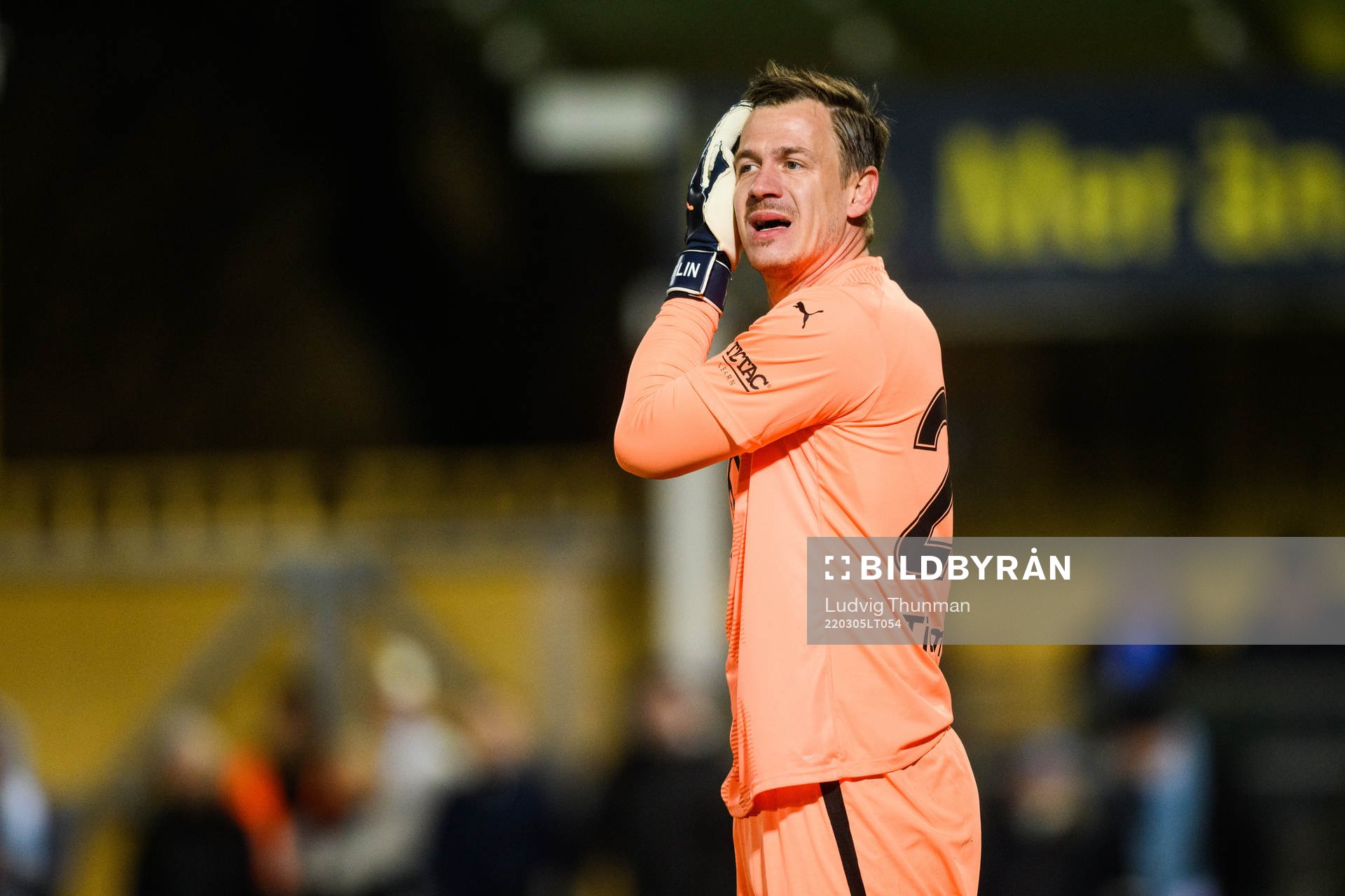 Malmö FFs målvakt Johan Dahlin