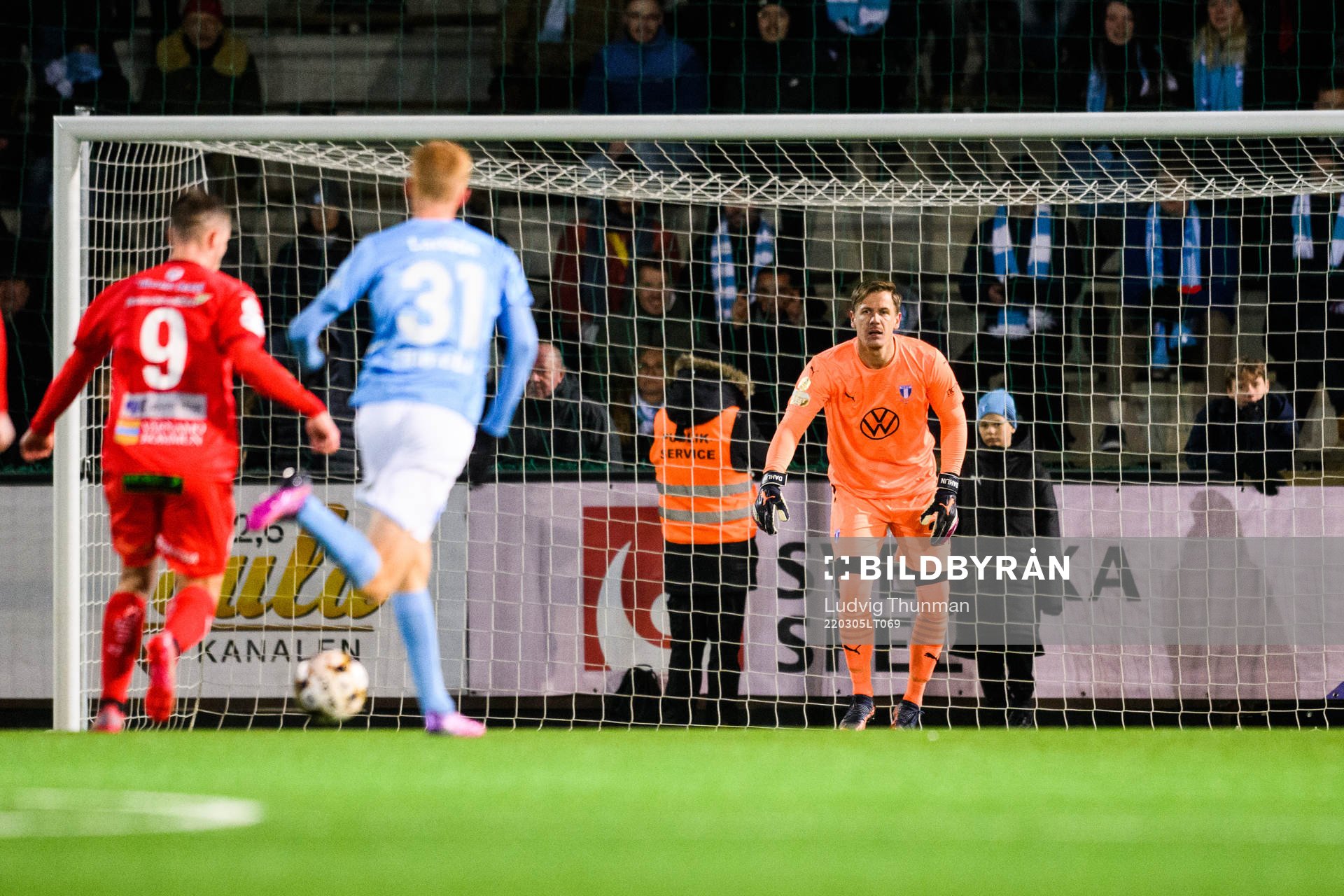 Malmö FFs målvakt Johan Dahlin