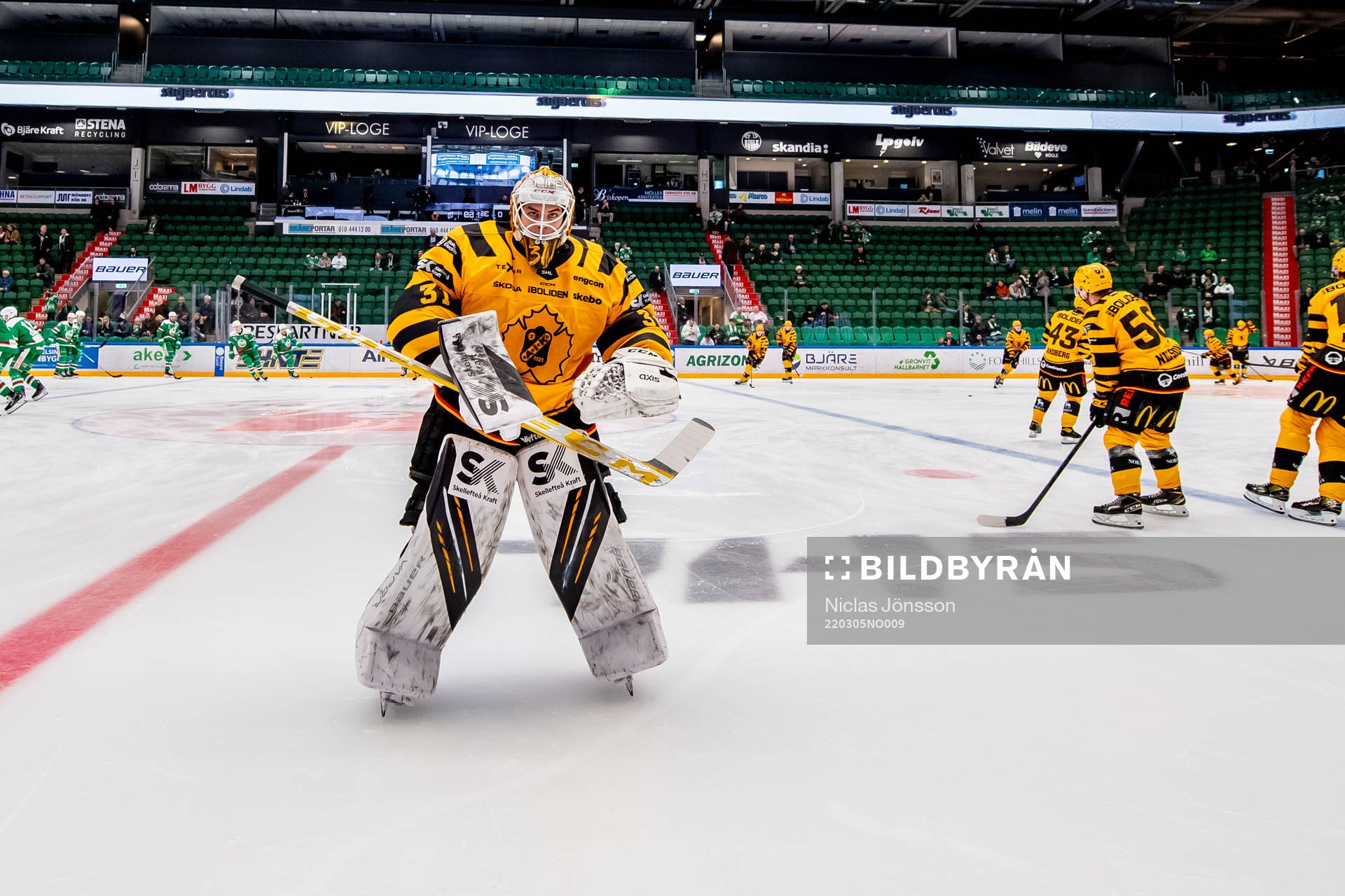 Skellefteås målvakt Strauss Mann
