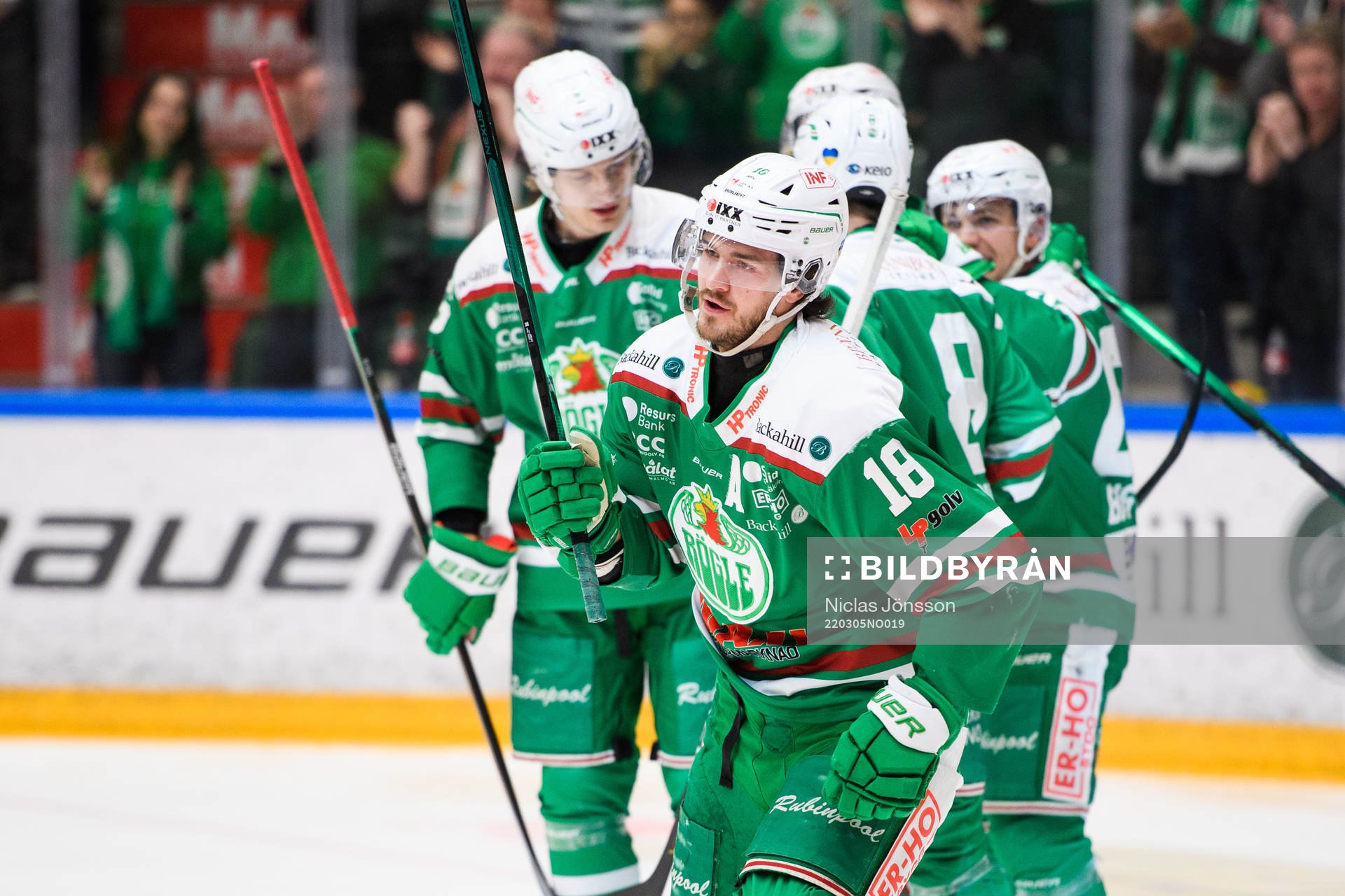 Rögles Dennis Everberg jublar