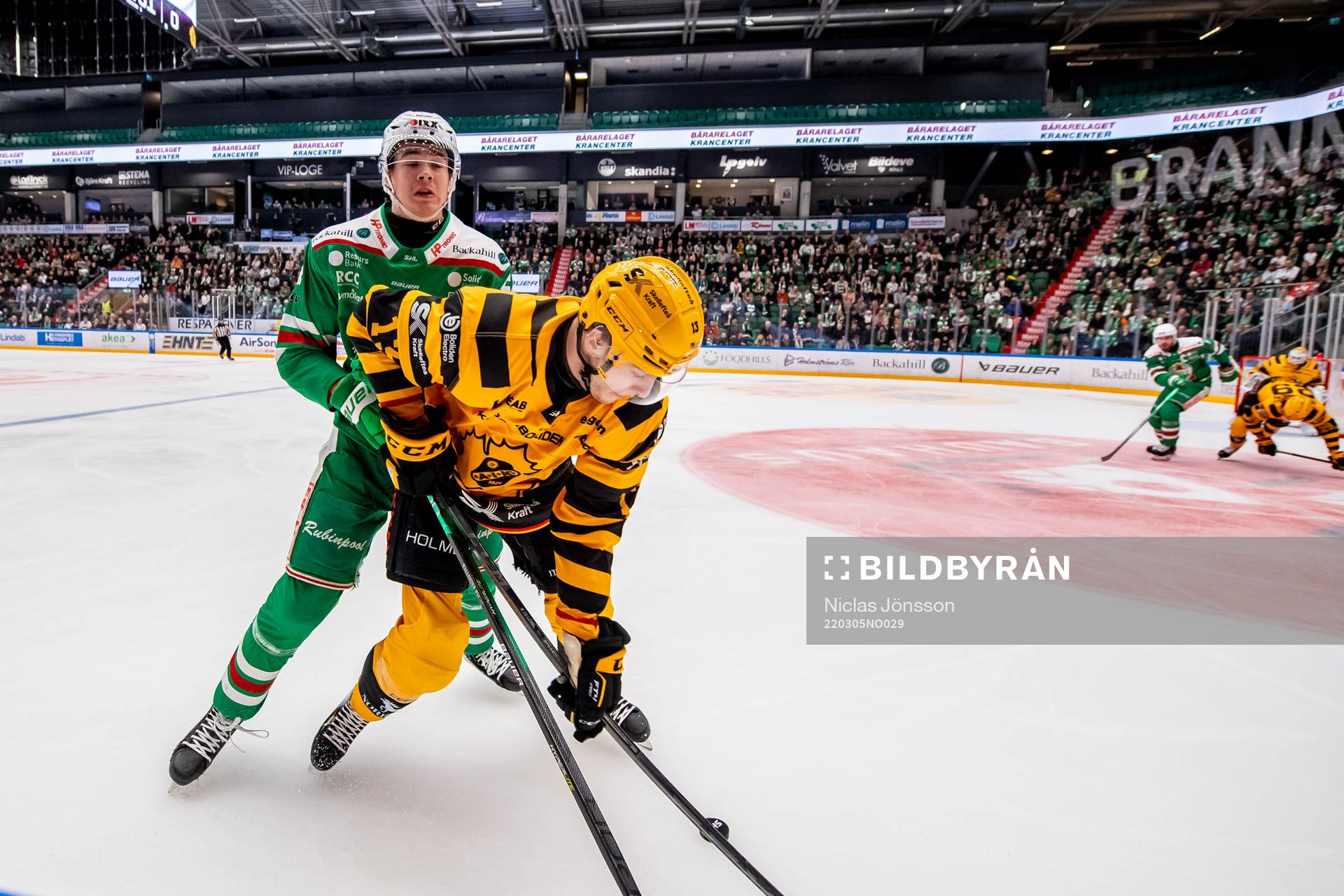Rögles William Wallinder och Skellefteås Stefan Loibl