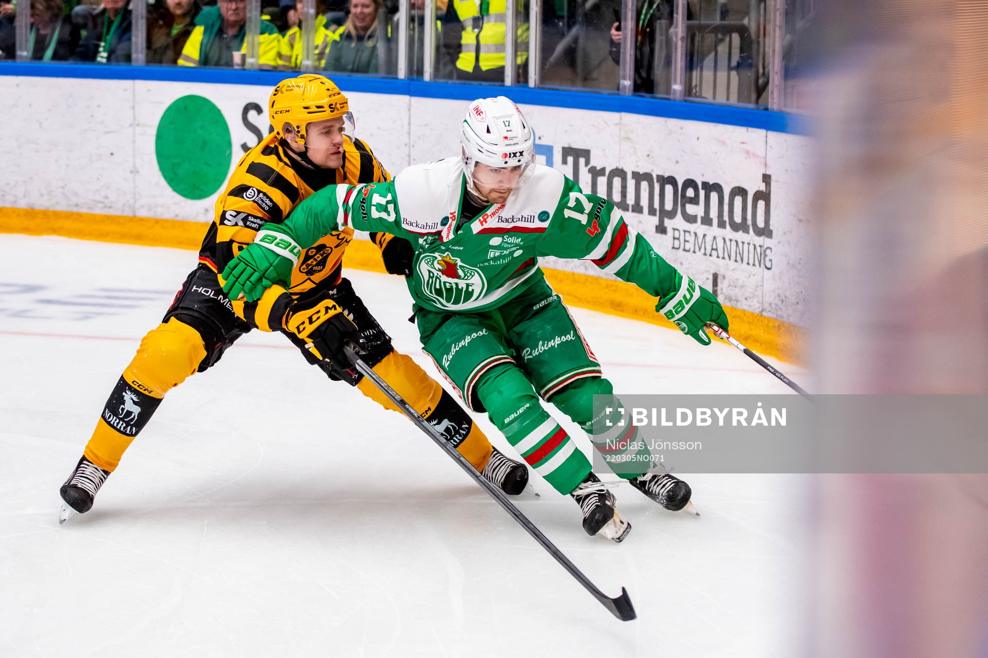 Skellefteås Måns Forsfjäll och Rögles Philip Granath