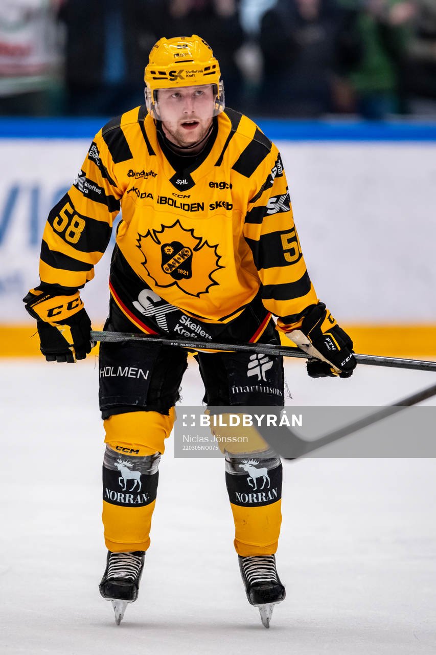 Skellefteås Oskar Nilsson  deppar