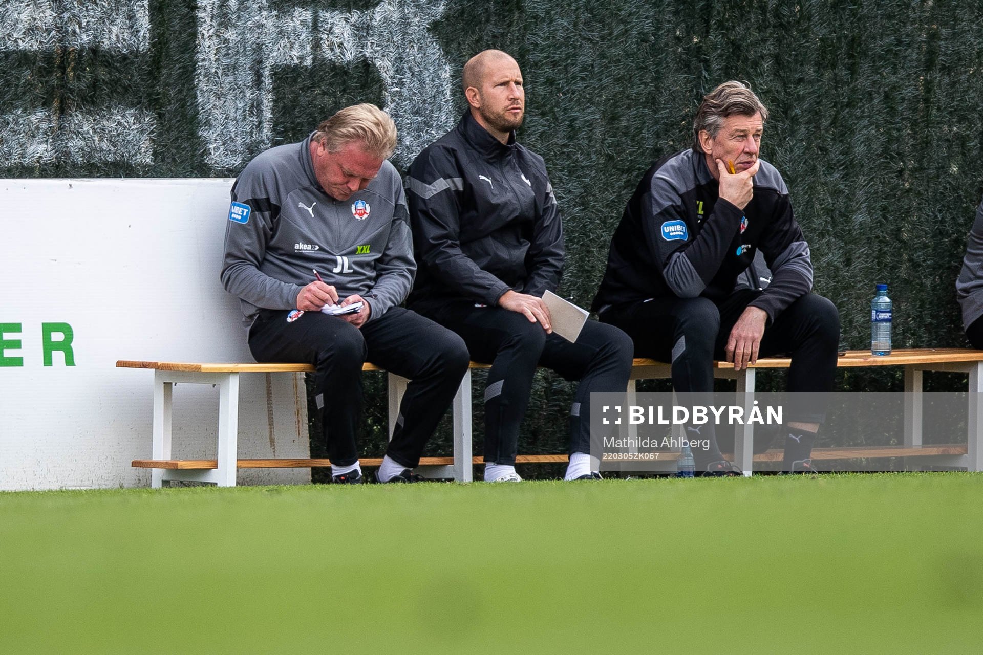 Jörgen Lennartsson, head coach, Mattias Lindström,