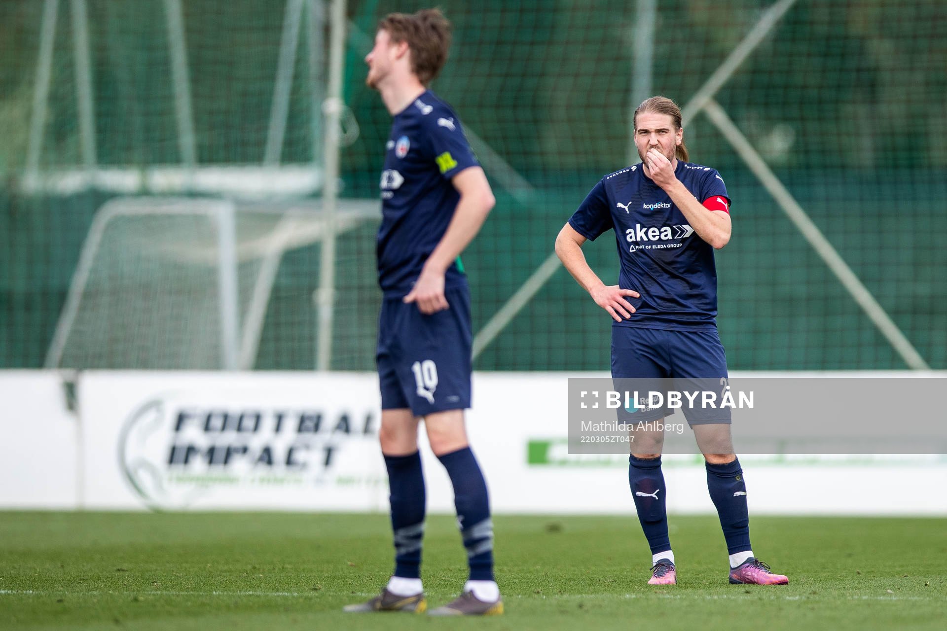 Charlie Weberg of Helsingborg looks dejected