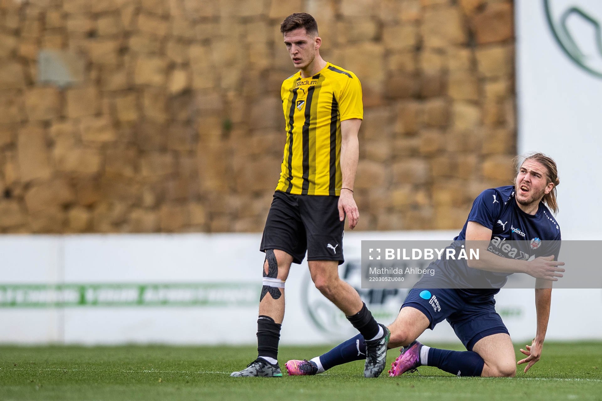 Charlie Weberg of Helsingborg reacts
