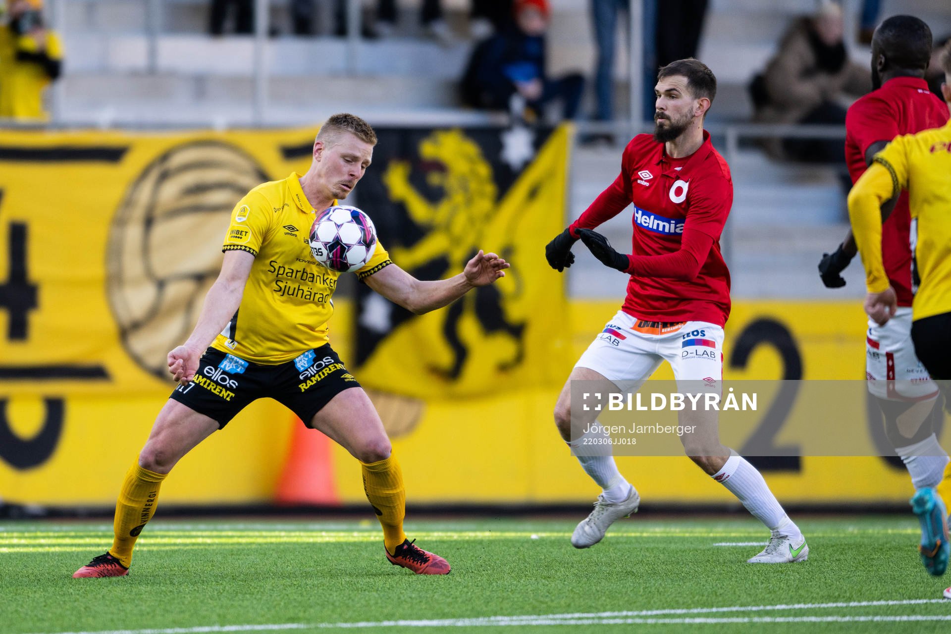 Elfsborgs Per Frick och Degerfors Sebastian Ohlsson