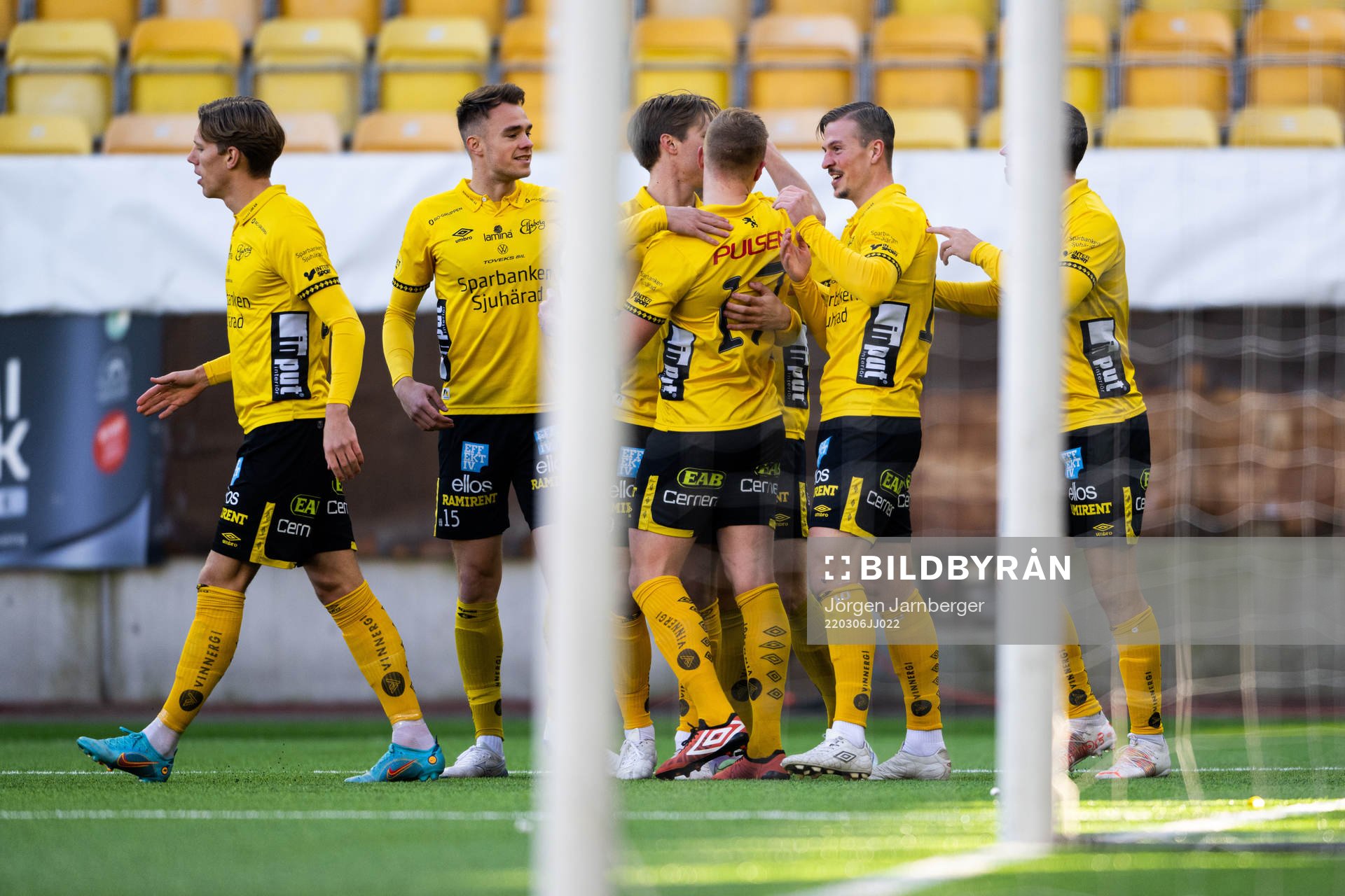 Elfsborgs spelare jublar