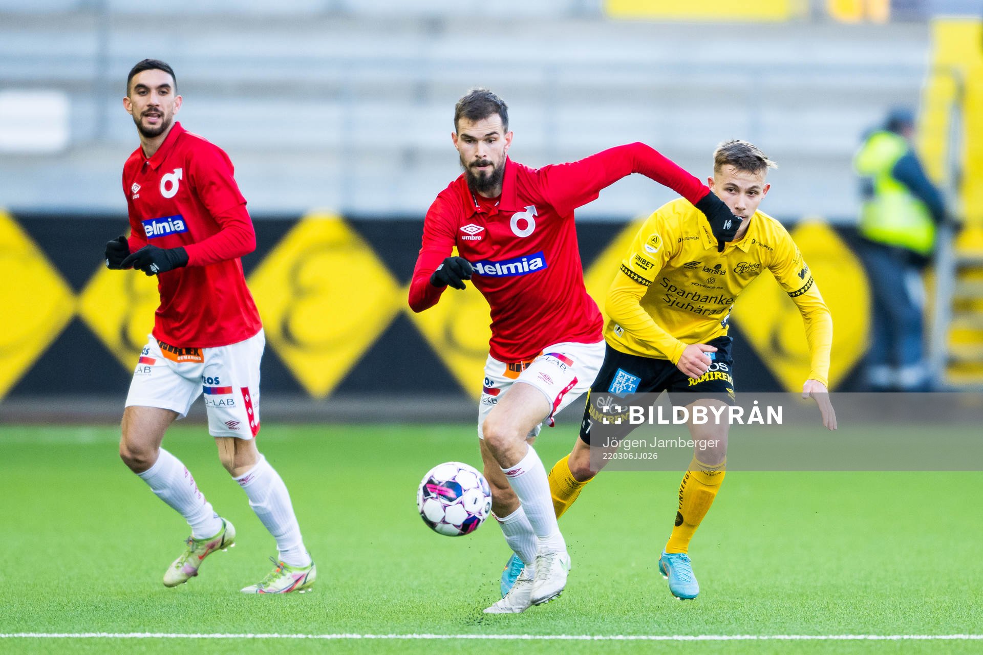 Degerfors Sebastian Ohlsson och Elfsborgs Jeppe Møldrup