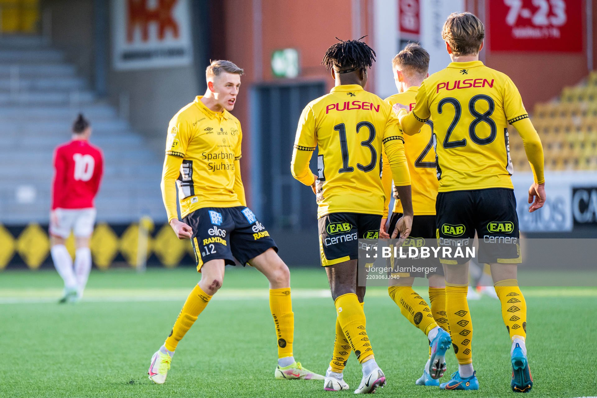 Elfsborgs Per Frick, Michael Baidoo och Noah Söderberg