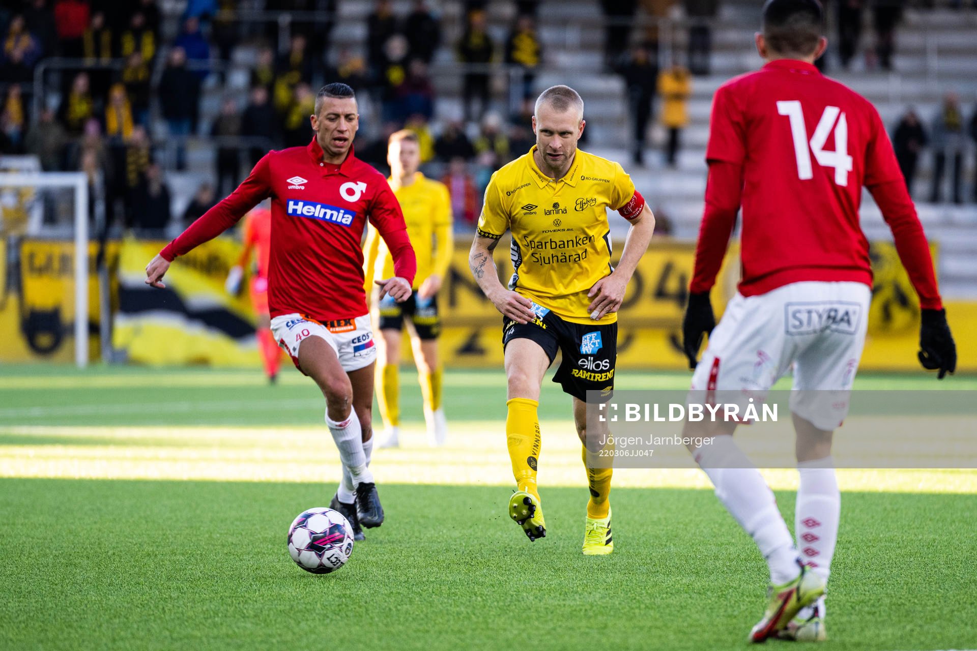 Degerfors Nikola Djurdjic och Elfsborgs Johan Larsson