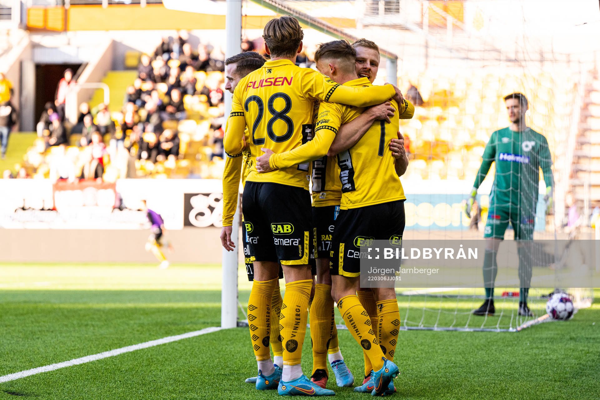 Elfsborgs spelare jublar
