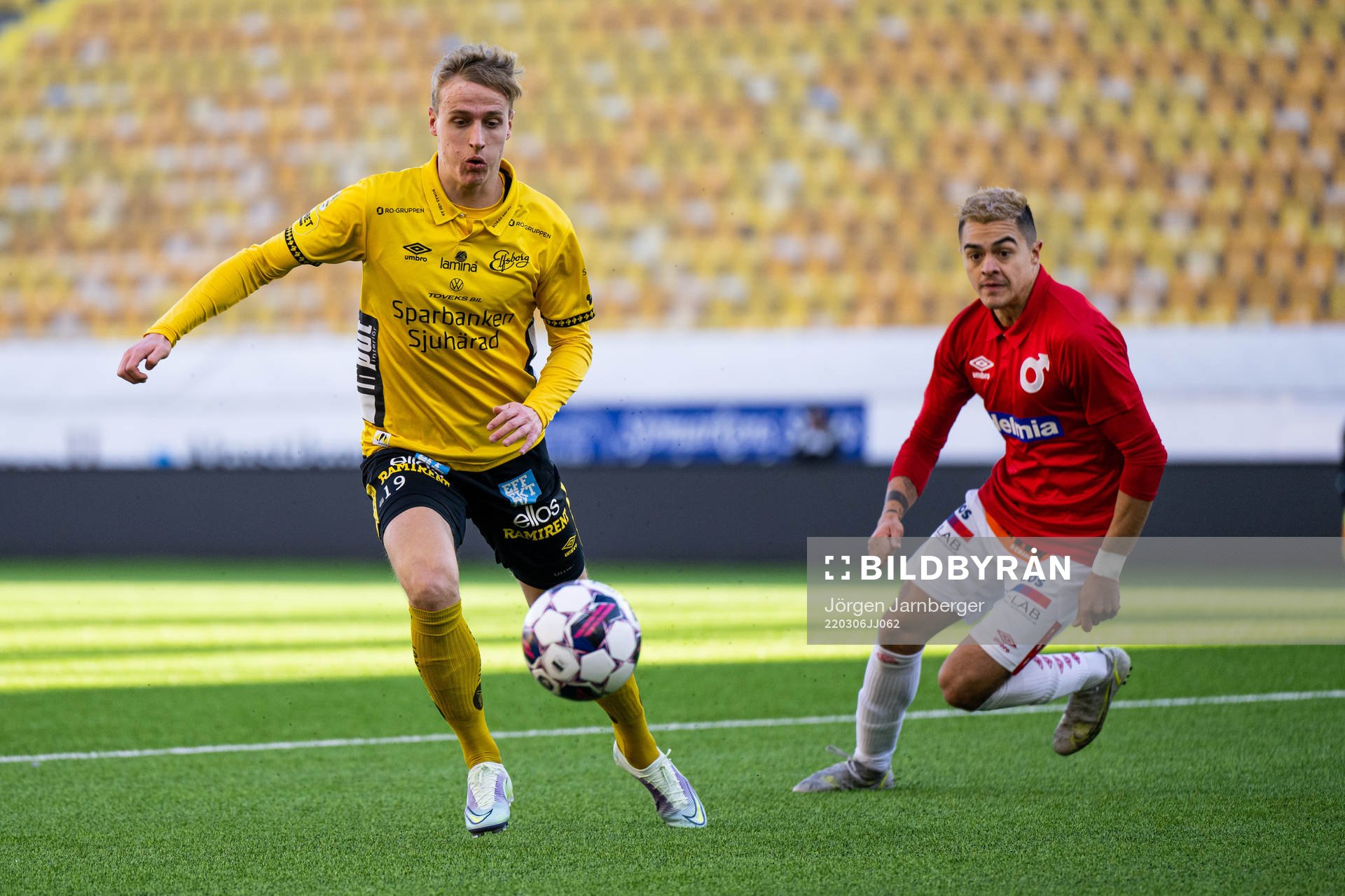 Elfsborgs Jeppe Møldrup Okkels och Degerfors Diego Campos