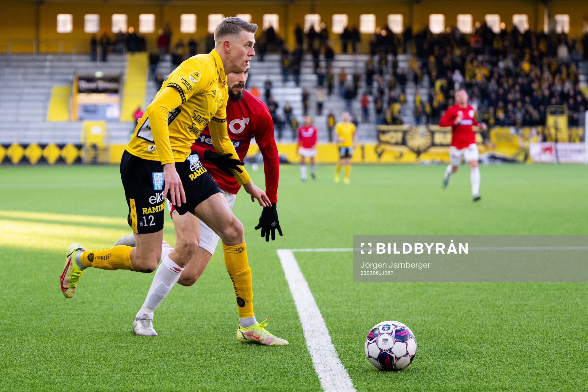 Elfsborgs Alexander Bernhardsson och Degerfors Sebastian