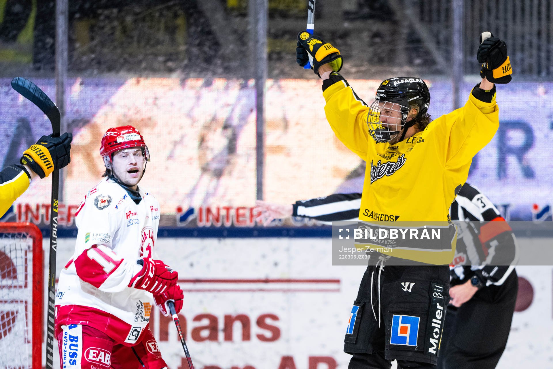 Västerås Marcus Bergman jublar