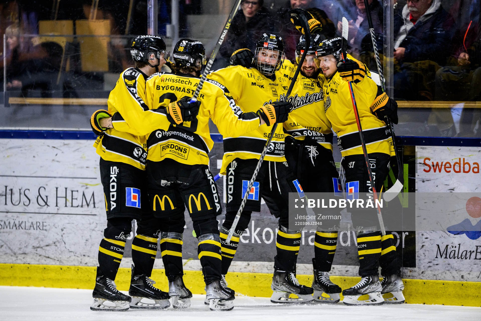 Västerås Marcus Bergman jublar
