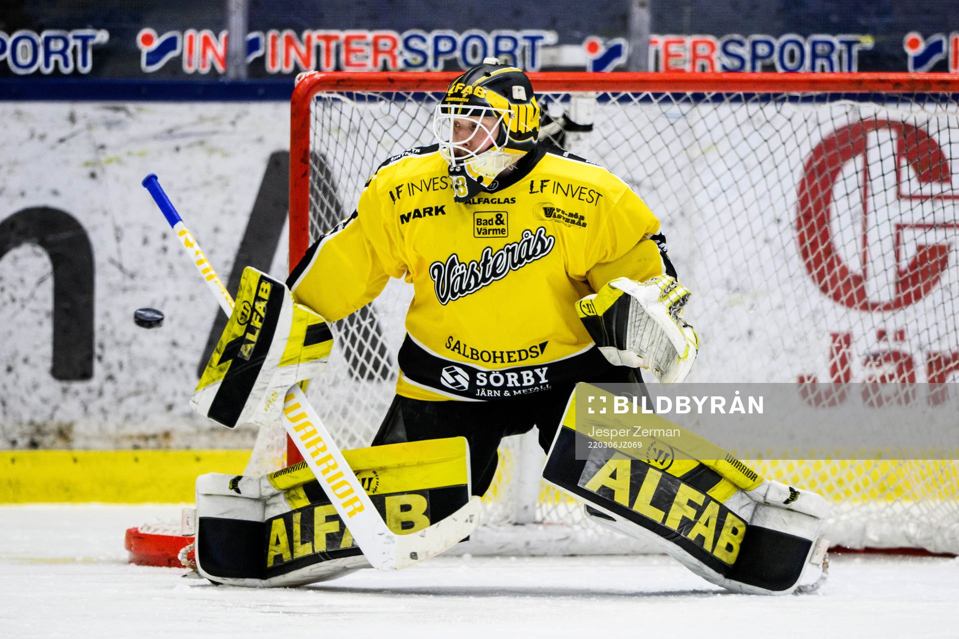 Västerås målvakt Linus Ryttar