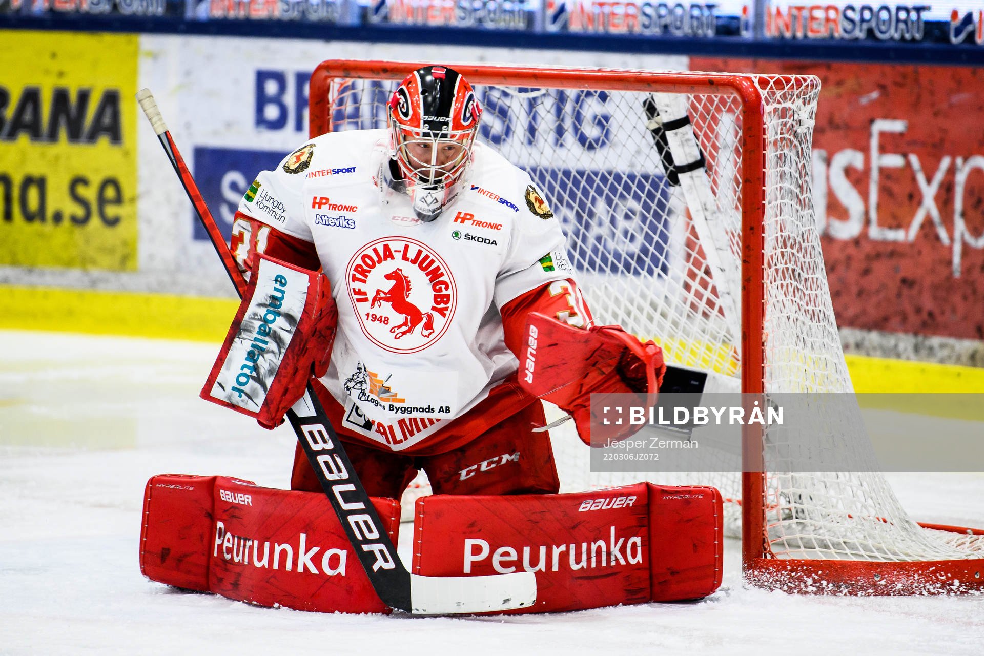 Troja/Ljungbys målvakt Markus Ruusu