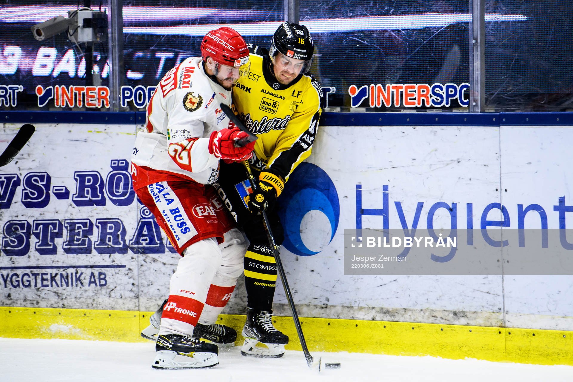 Troja/Ljungbys Karl Olofsson och Västerås Filip Karlsson