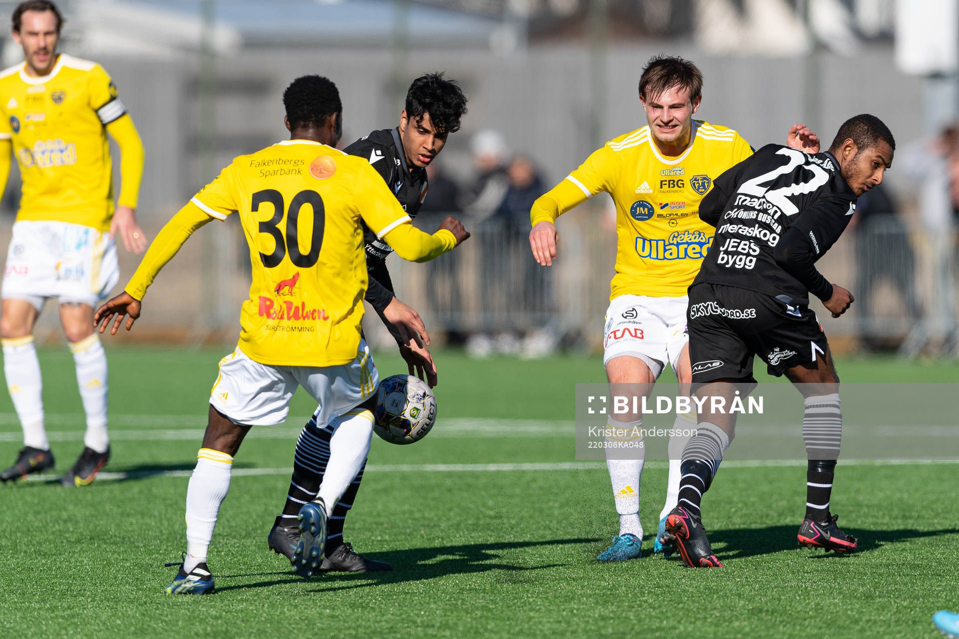 Falkenbergs Linus Dahl och Godwin Aguda