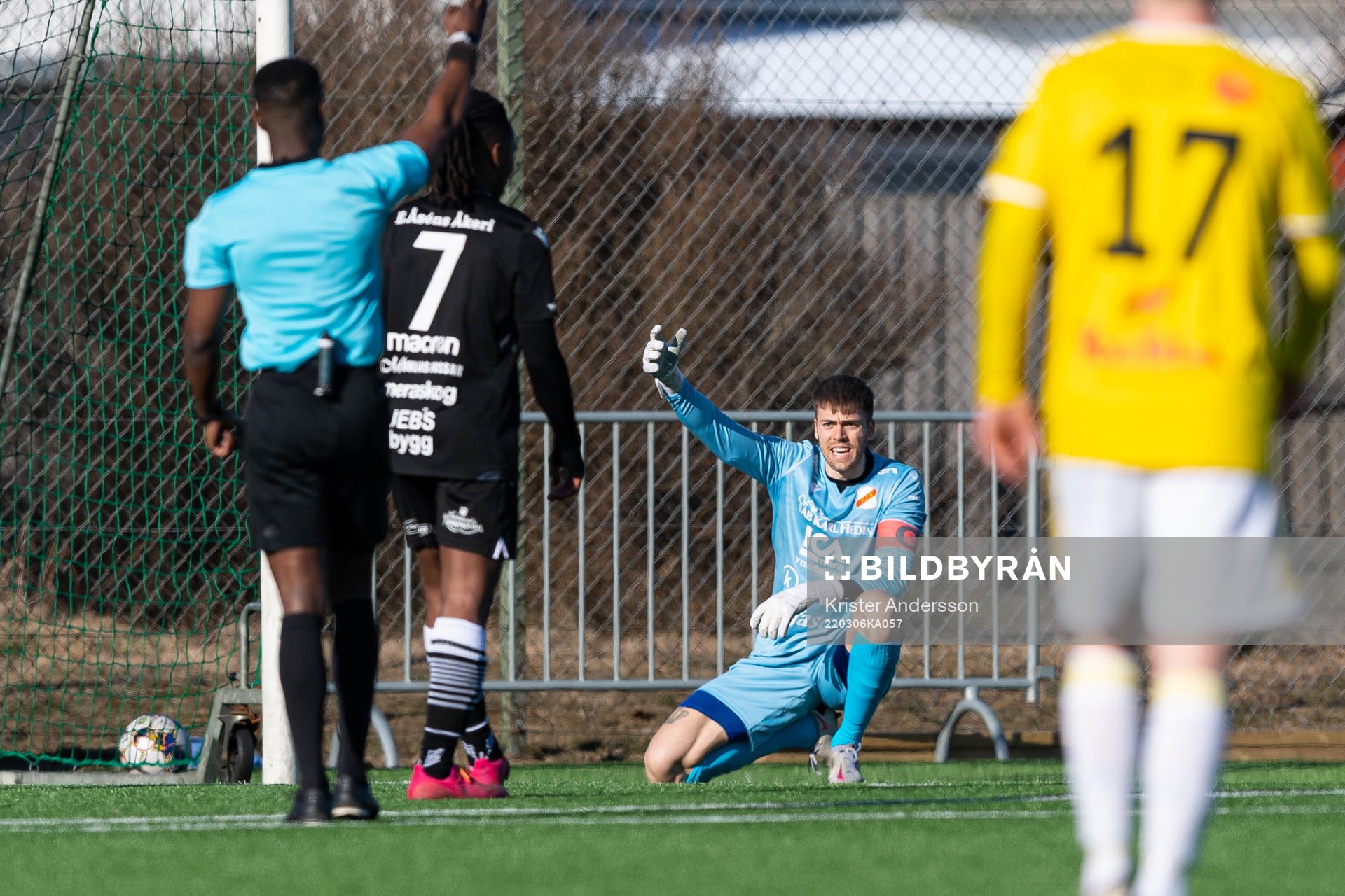 Ytterhogdals målvakt Henrik Regitnig